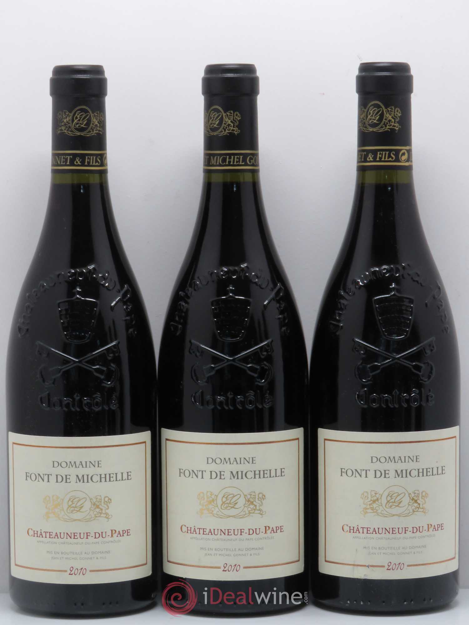Châteauneuf-du-Pape Domaine Font de Michelle Famille Gonnet 2010 - Lot de 6 bouteilles - 1