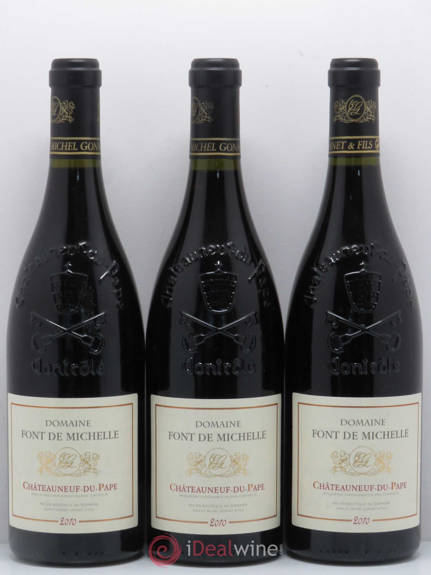 Châteauneuf-du-Pape Domaine Font de Michelle Famille Gonnet 2010 - Lot de 6 bouteilles - 2