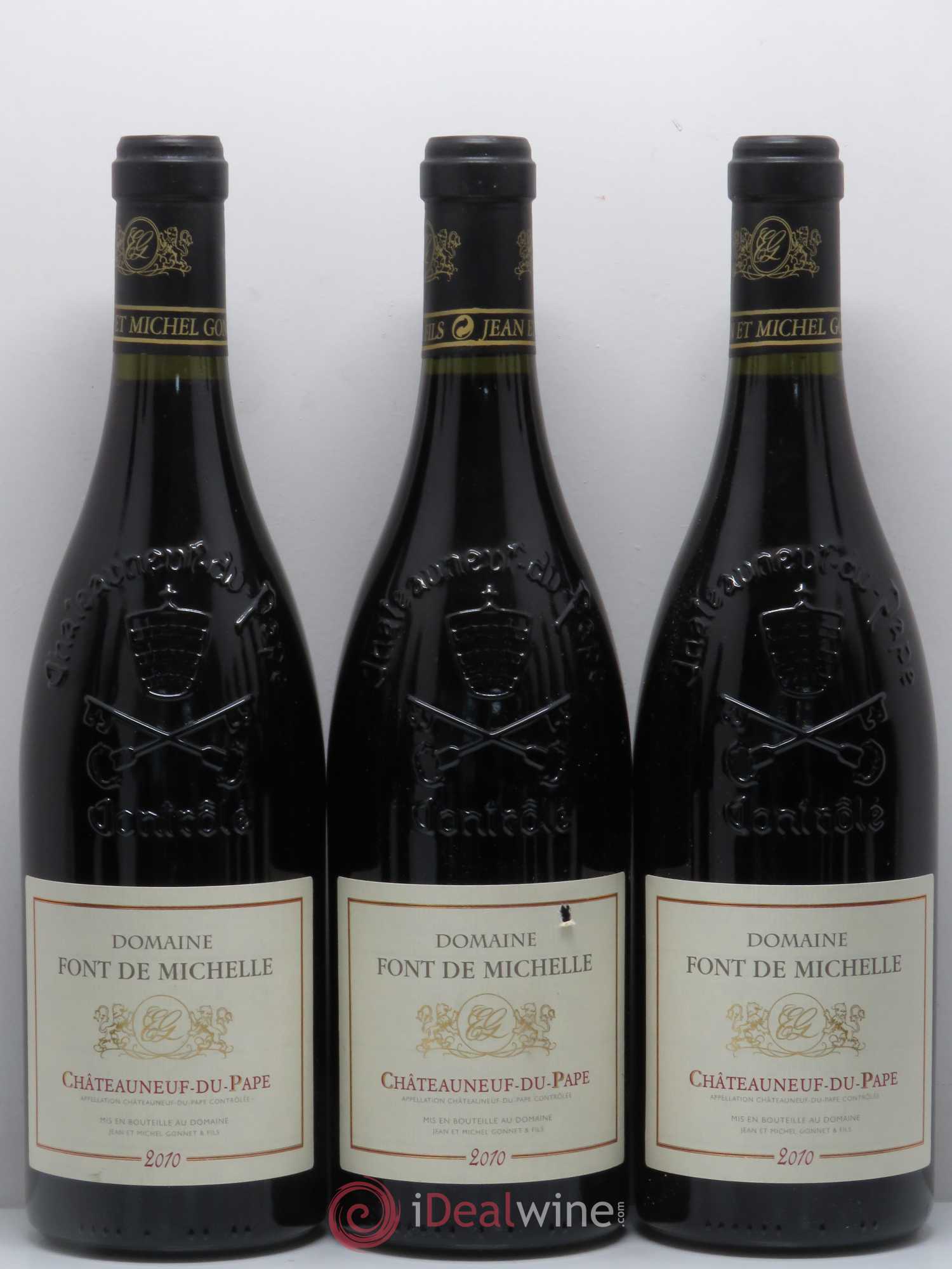 Châteauneuf-du-Pape Domaine Font de Michelle Famille Gonnet 2010 - Lot de 12 bouteilles - 2