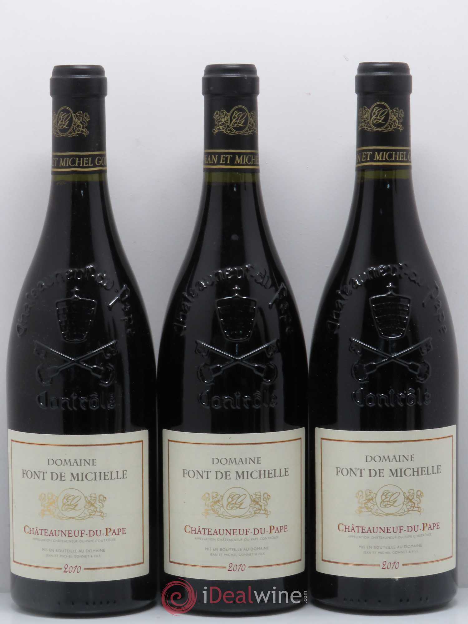 Châteauneuf-du-Pape Domaine Font de Michelle Famille Gonnet 2010 - Lot de 12 bouteilles - 3