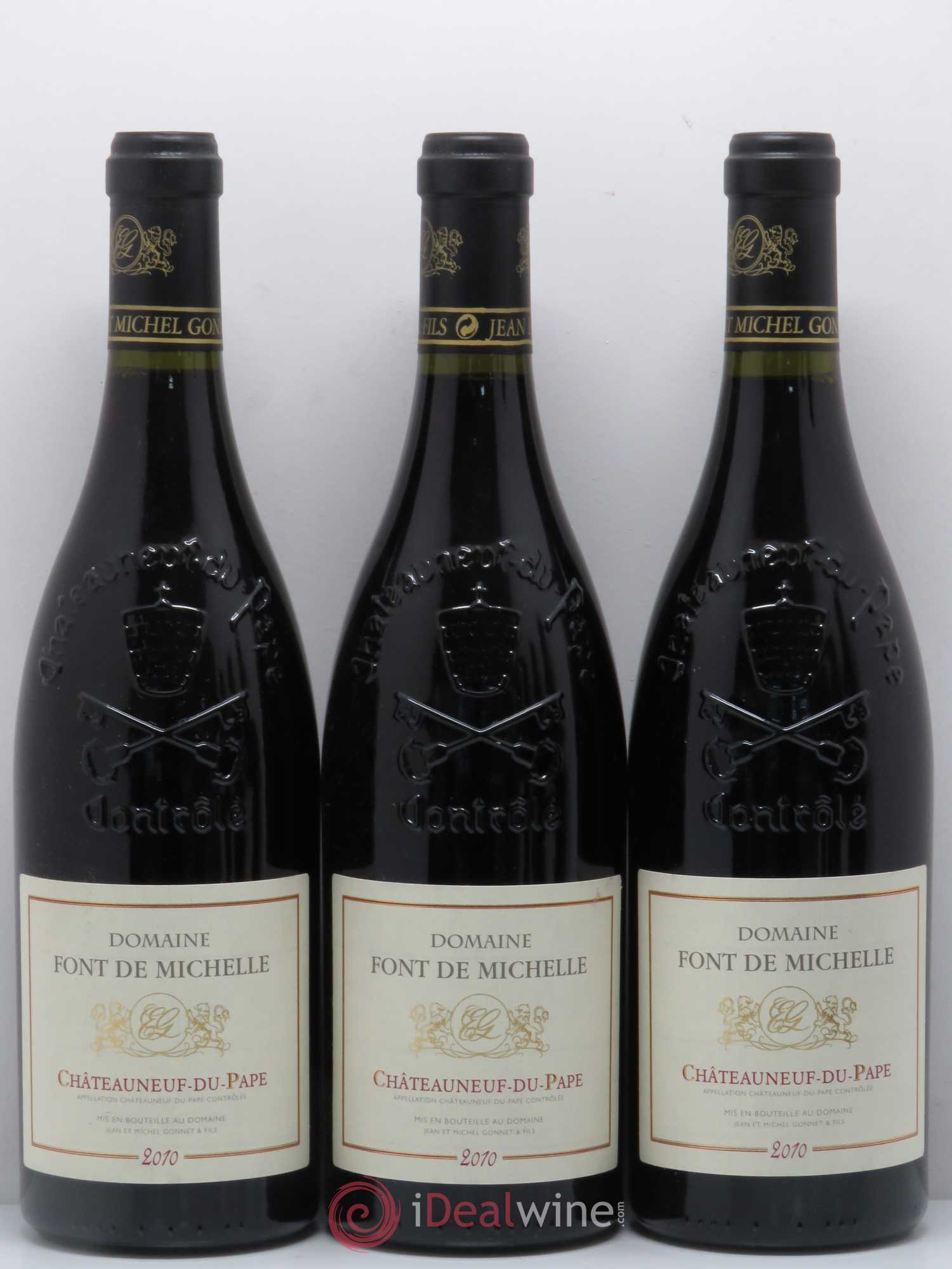 Châteauneuf-du-Pape Domaine Font de Michelle Famille Gonnet 2010 - Lot de 12 bouteilles - 4