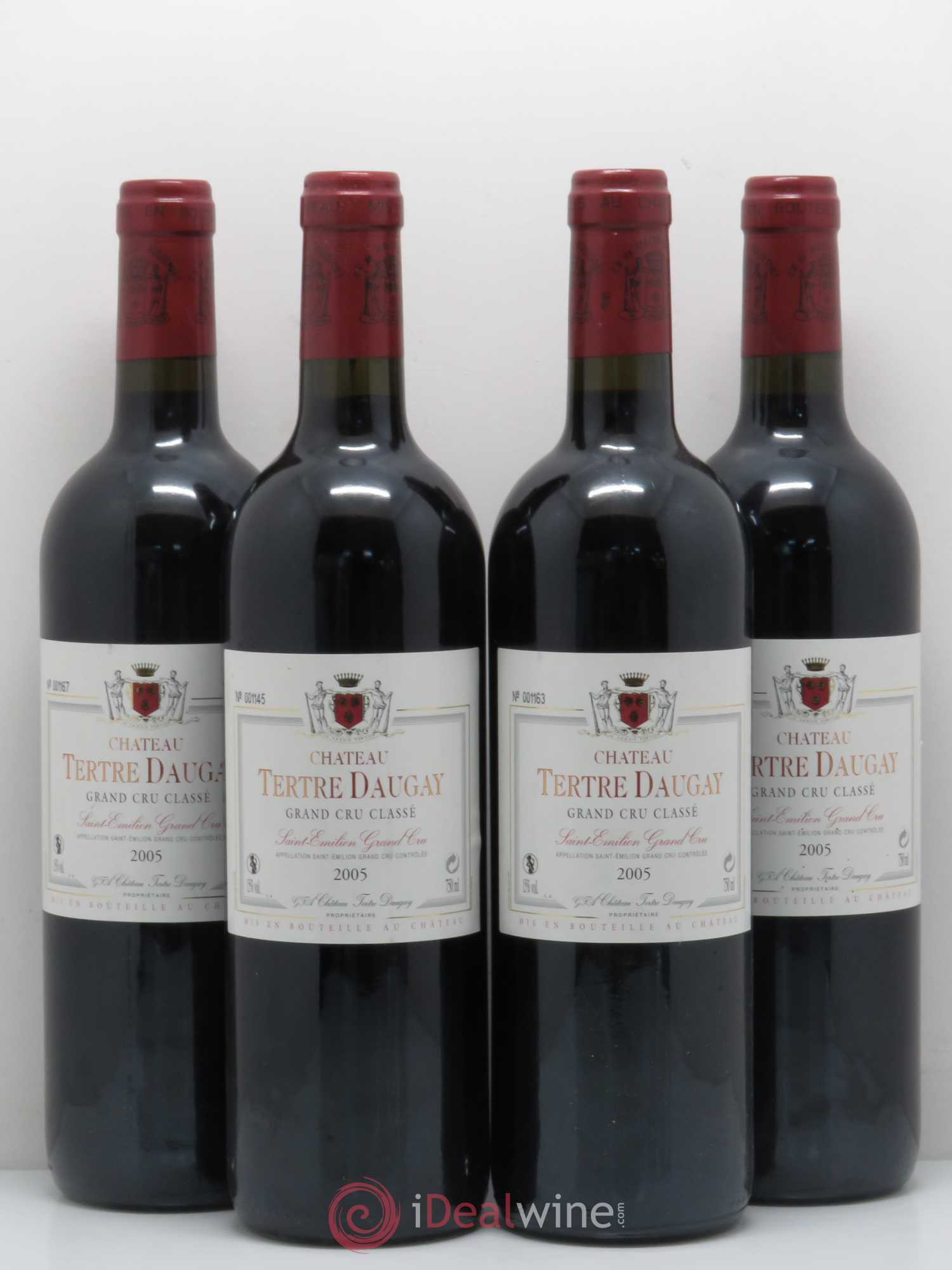 Château Tertre Daugay Grand Cru Classé 2005 - Lot de 4 bouteilles - 0