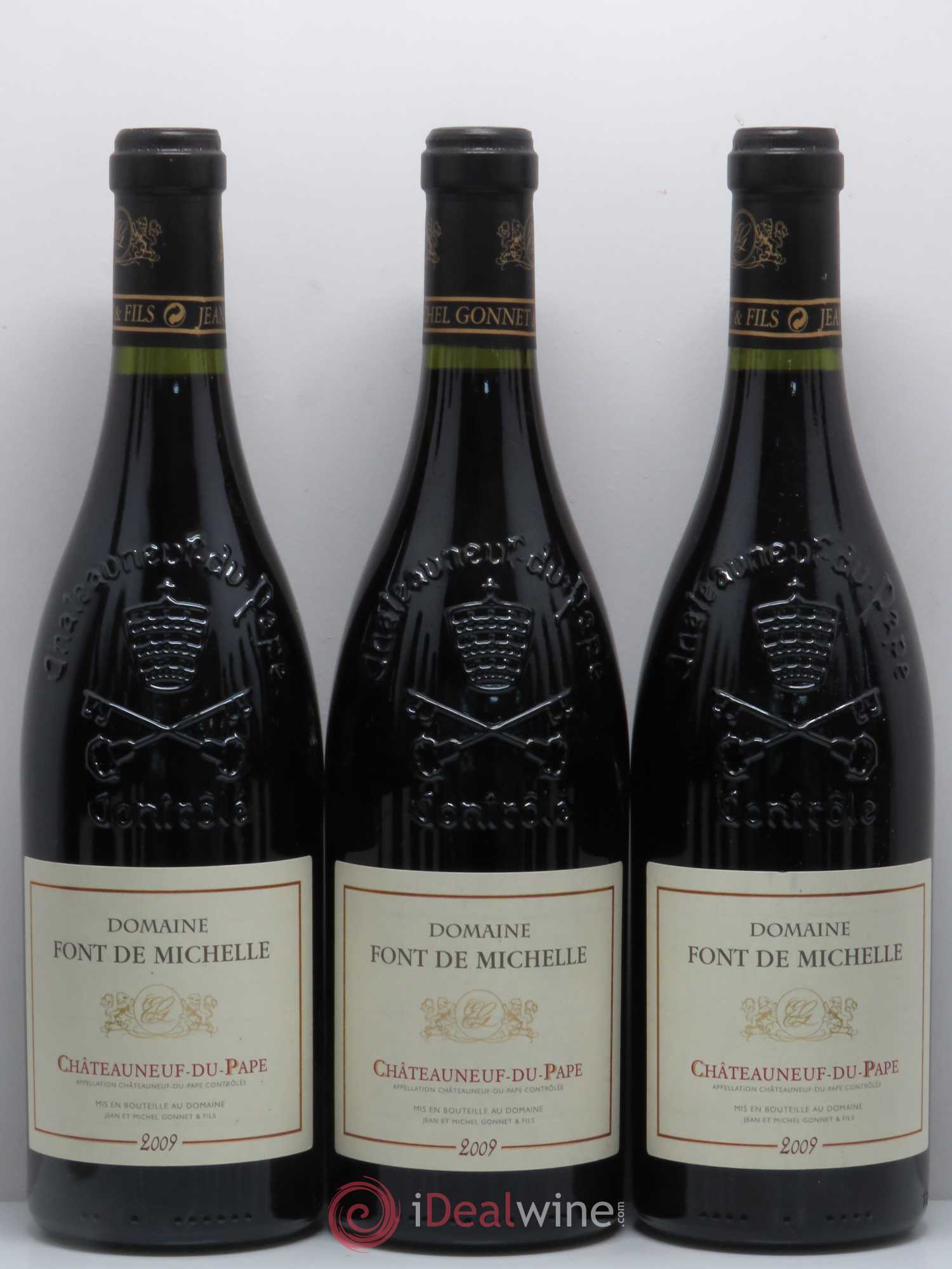 Châteauneuf-du-Pape Domaine Font de Michelle Famille Gonnet 2009 - Lot de 12 bouteilles - 1