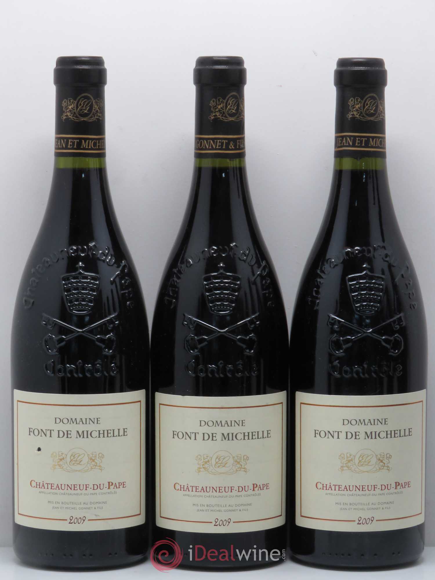 Châteauneuf-du-Pape Domaine Font de Michelle Famille Gonnet 2009 - Lot de 12 bouteilles - 2