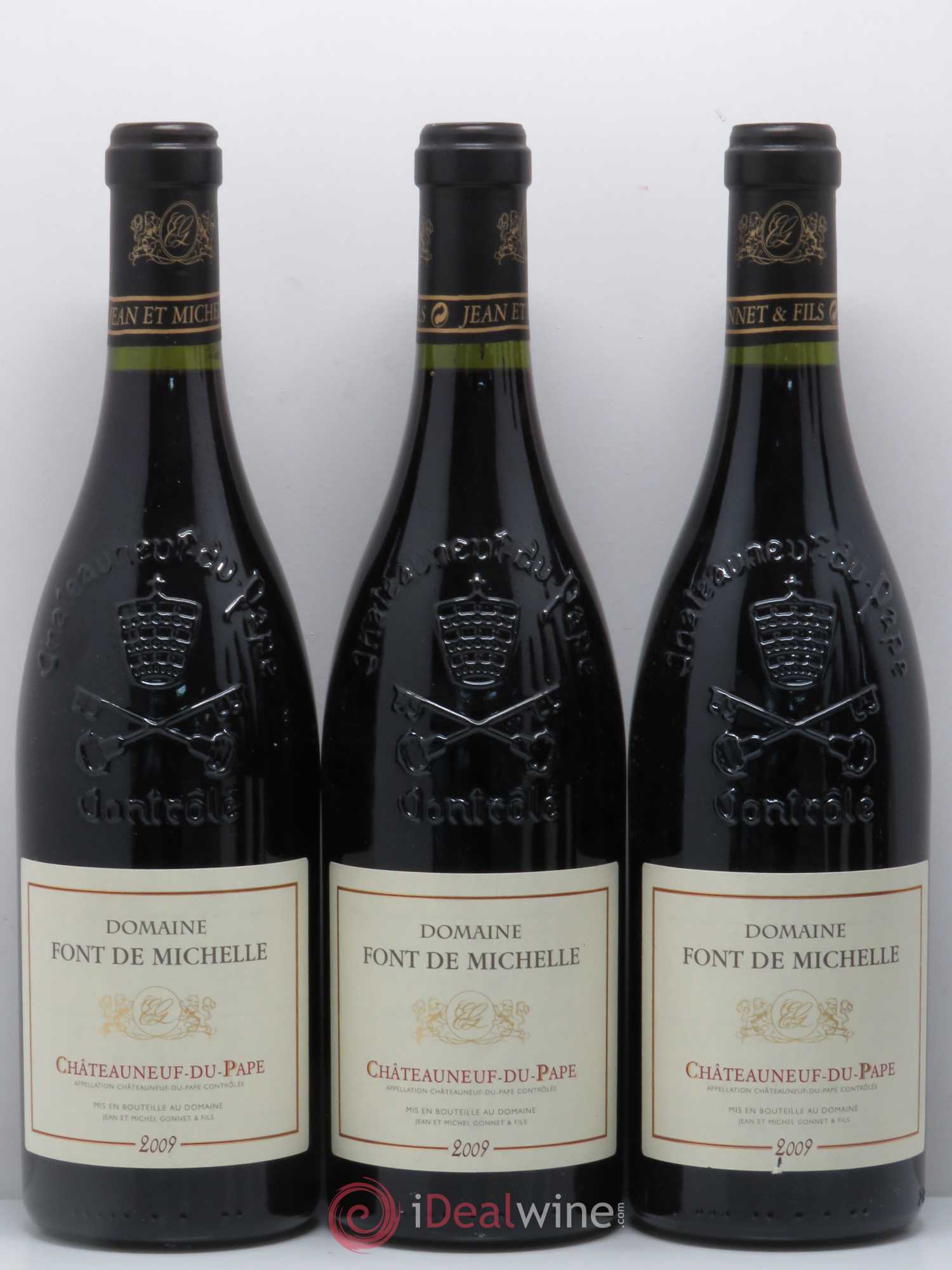 Châteauneuf-du-Pape Domaine Font de Michelle Famille Gonnet 2009 - Lot de 12 bouteilles - 3