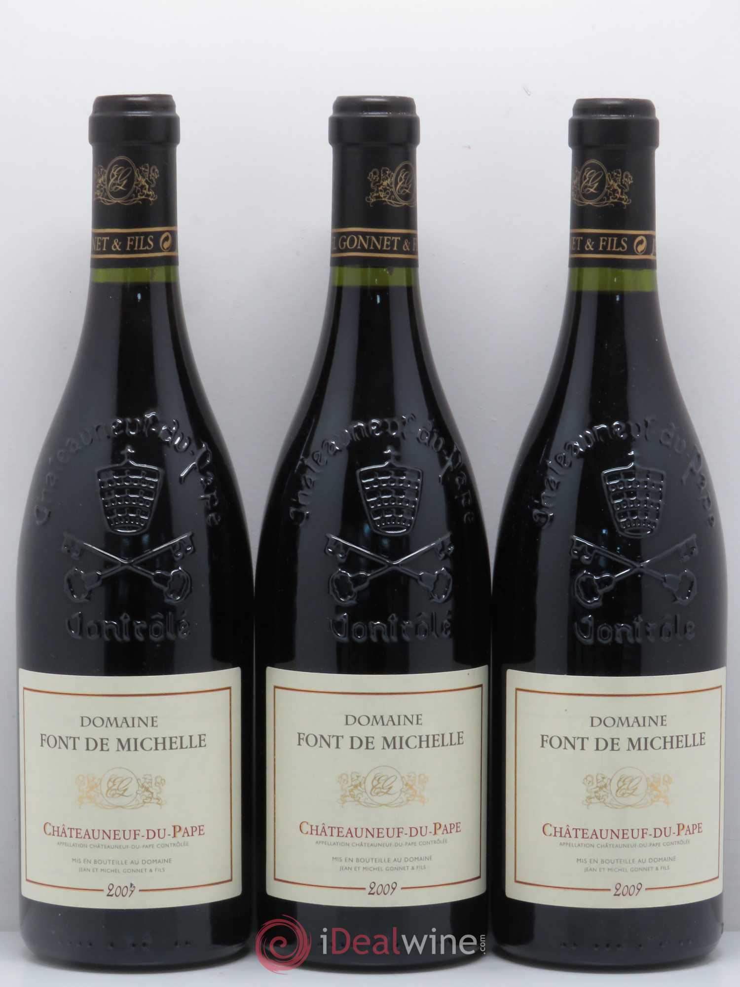 Châteauneuf-du-Pape Domaine Font de Michelle Famille Gonnet 2009 - Lot de 12 bouteilles - 4