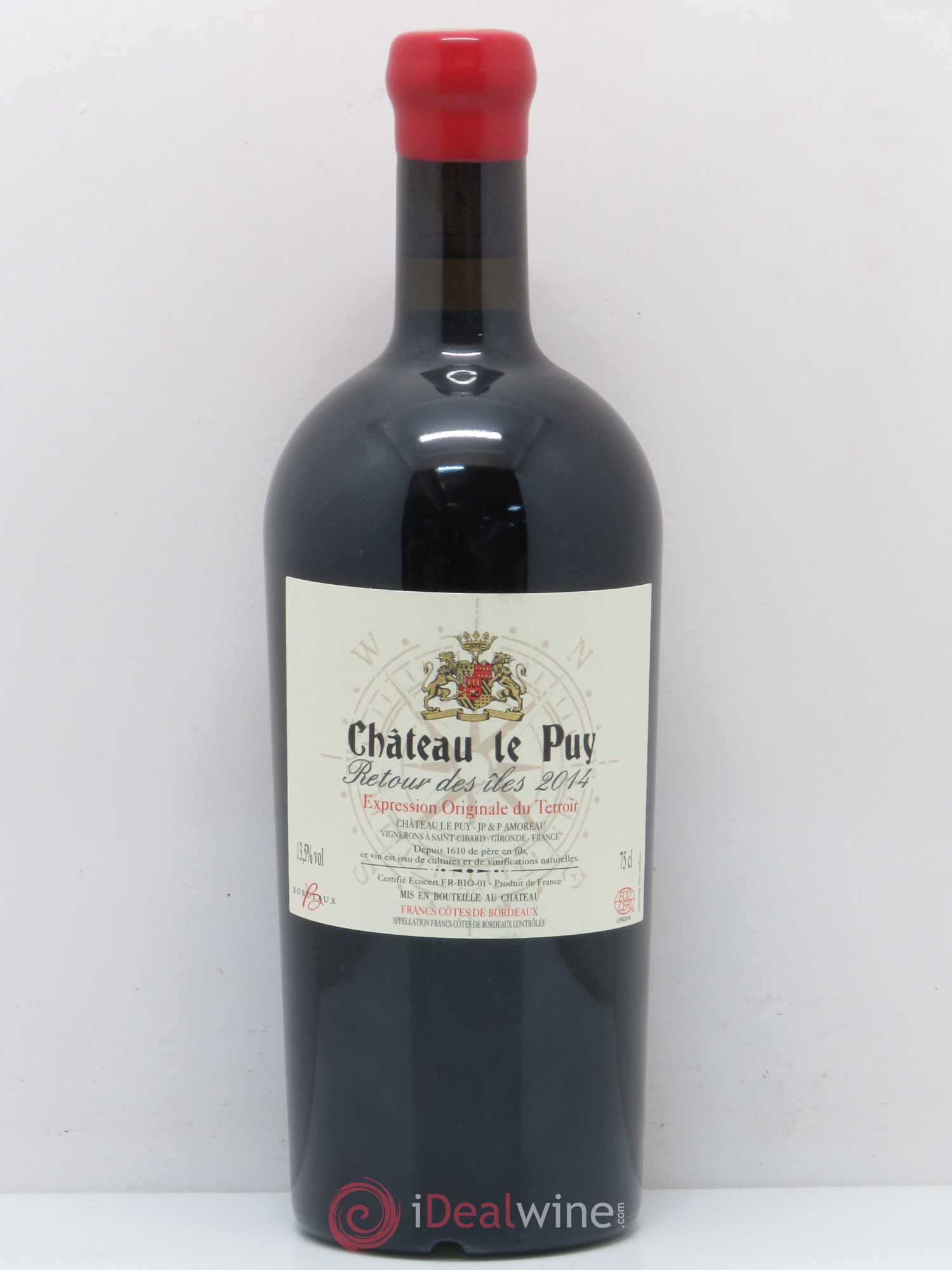 Côtes de Francs Château Le Puy cuvée Retour des îles 2014 - Posten von 1 Flasche - 0