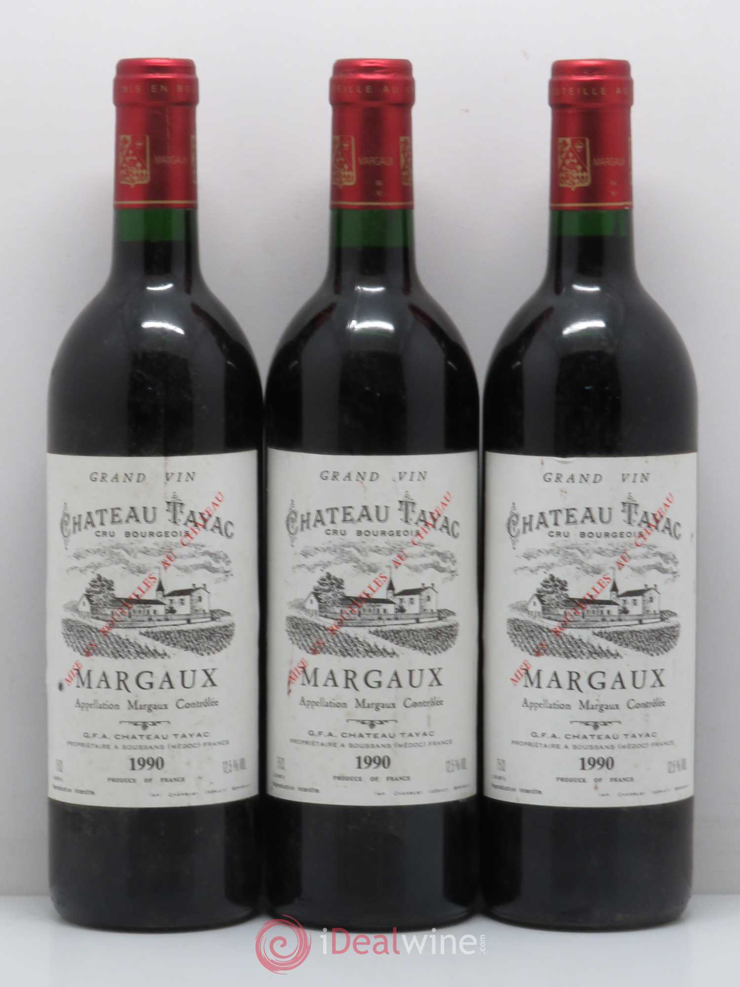 Château Tayac Cru Bourgeois 1990 - Lot de 6 bouteilles - 2