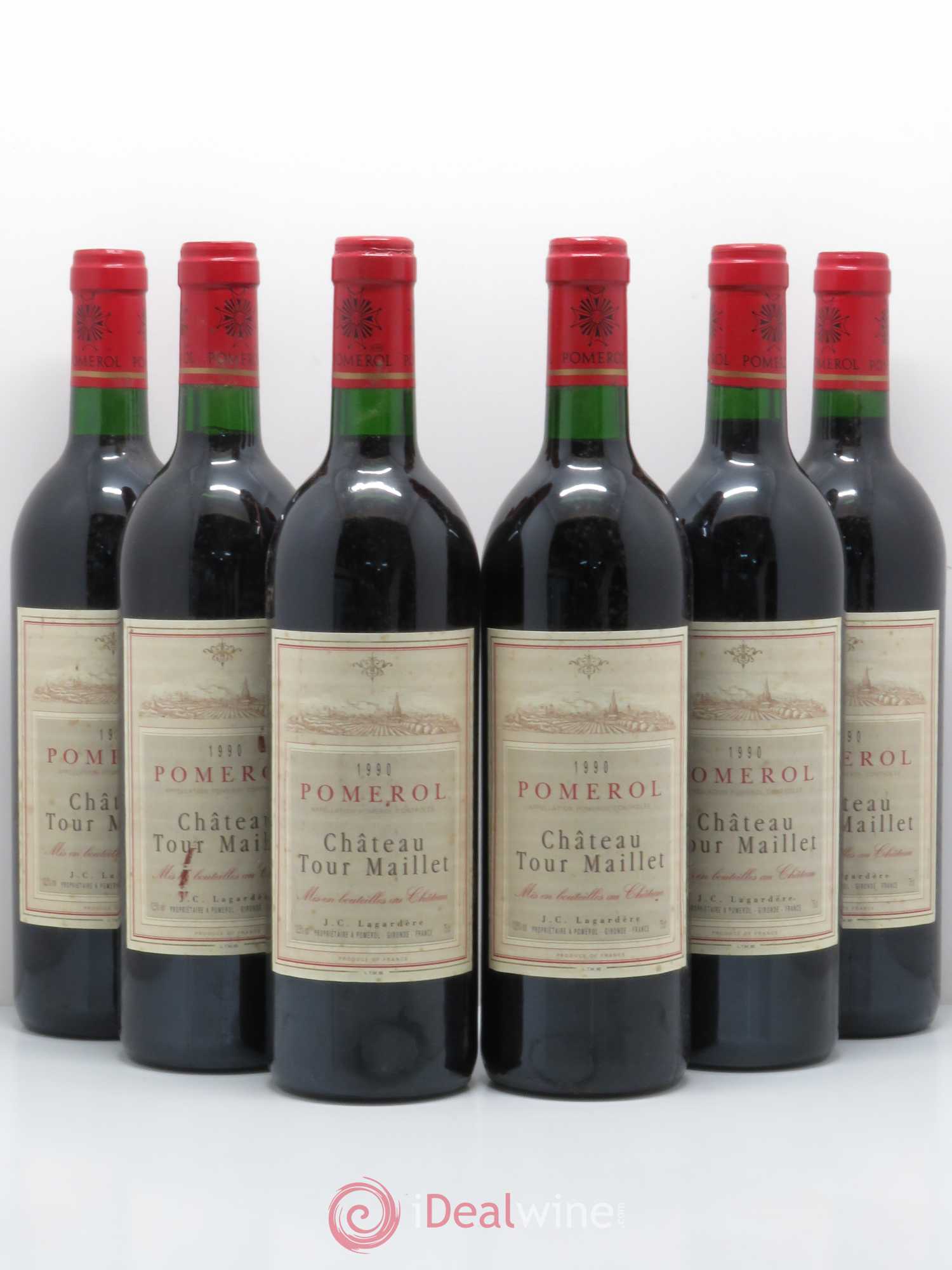 Château Tour Maillet 1990 - Lot de 6 bouteilles - 0