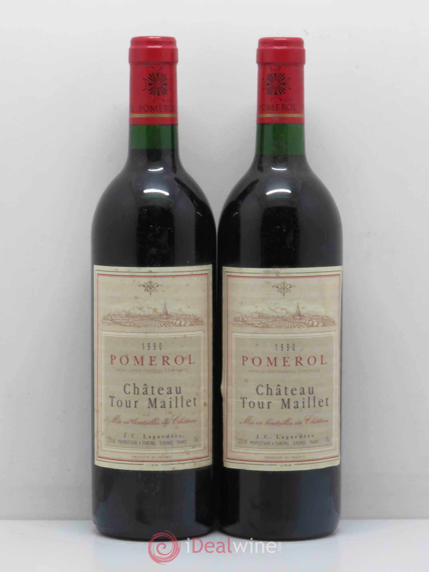 Château Tour Maillet 1990 - Lot de 2 bouteilles - 0