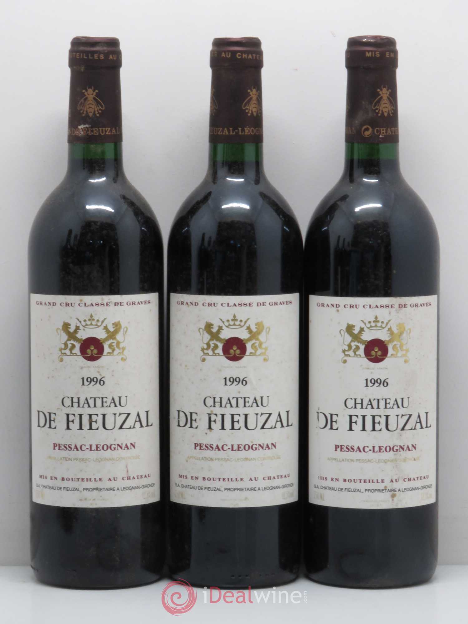 Château de Fieuzal Cru Classé de Graves 1996 - Lot de 6 bouteilles - 1