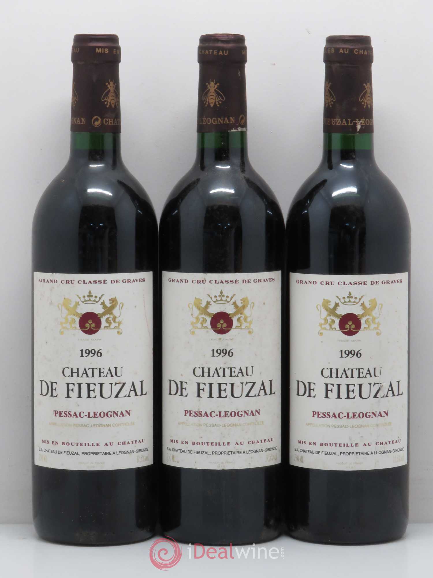Château de Fieuzal Cru Classé de Graves 1996 - Lot de 6 bouteilles - 2