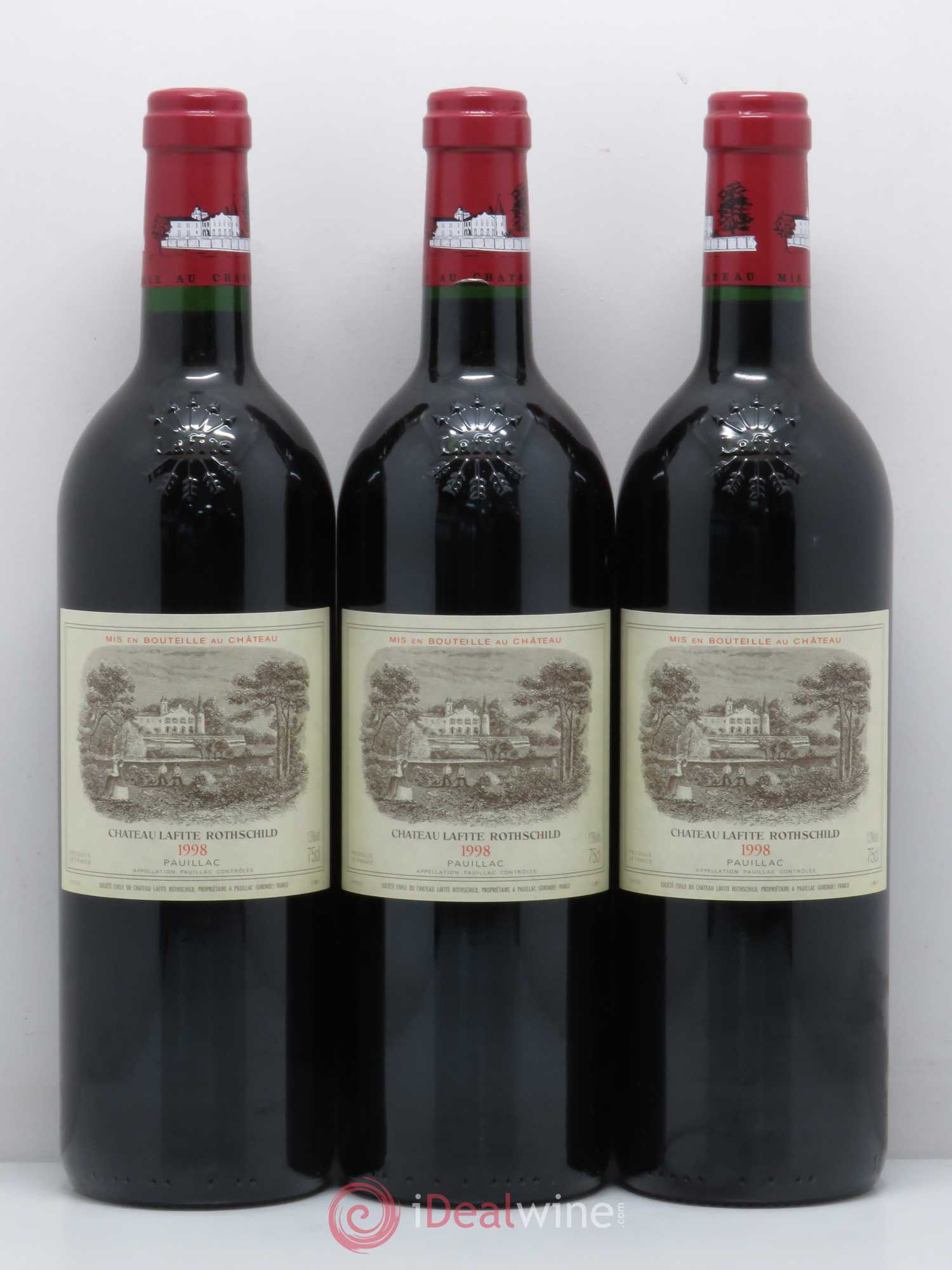 Château Lafite Rothschild 1er Grand Cru Classé 1998 - Lot de 6 bouteilles - 2