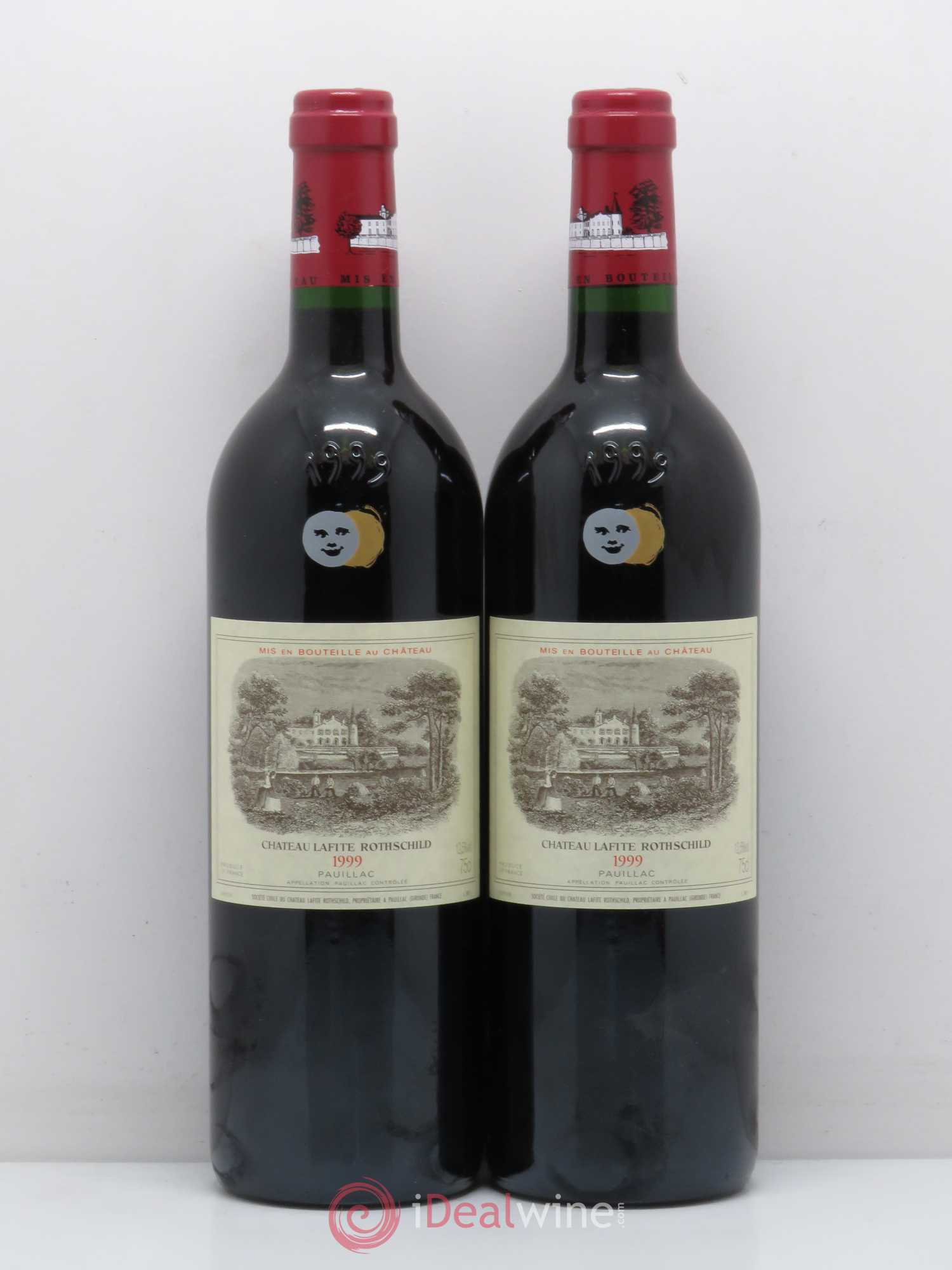 Château Lafite Rothschild 1er Grand Cru Classé 1999 - Lot de 2 bouteilles - 0