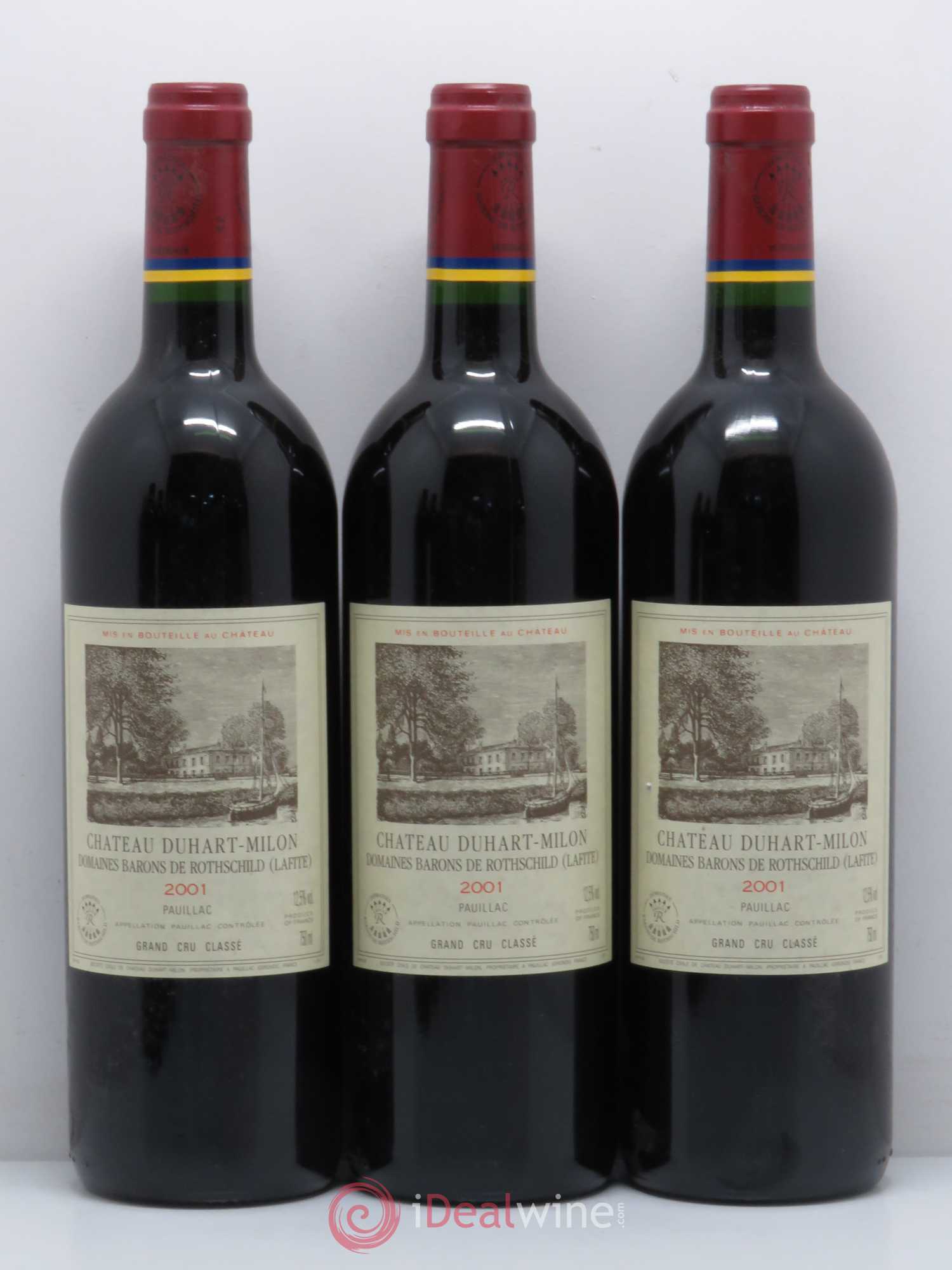 Château Duhart-Milon 4ème Grand Cru Classé 2001 - Lot de 12 bouteilles - 1