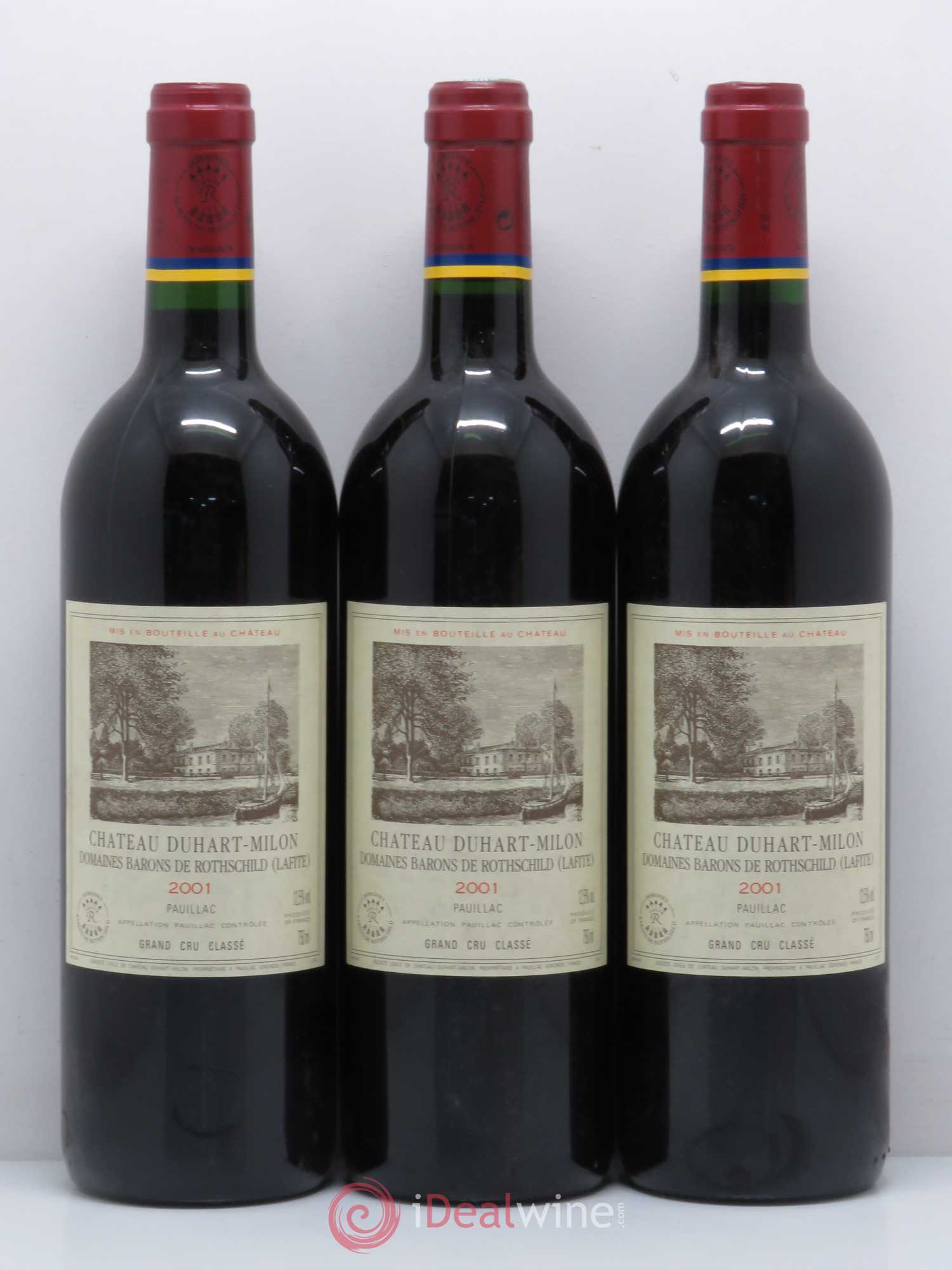 Château Duhart-Milon 4ème Grand Cru Classé 2001 - Lot de 12 bouteilles - 2