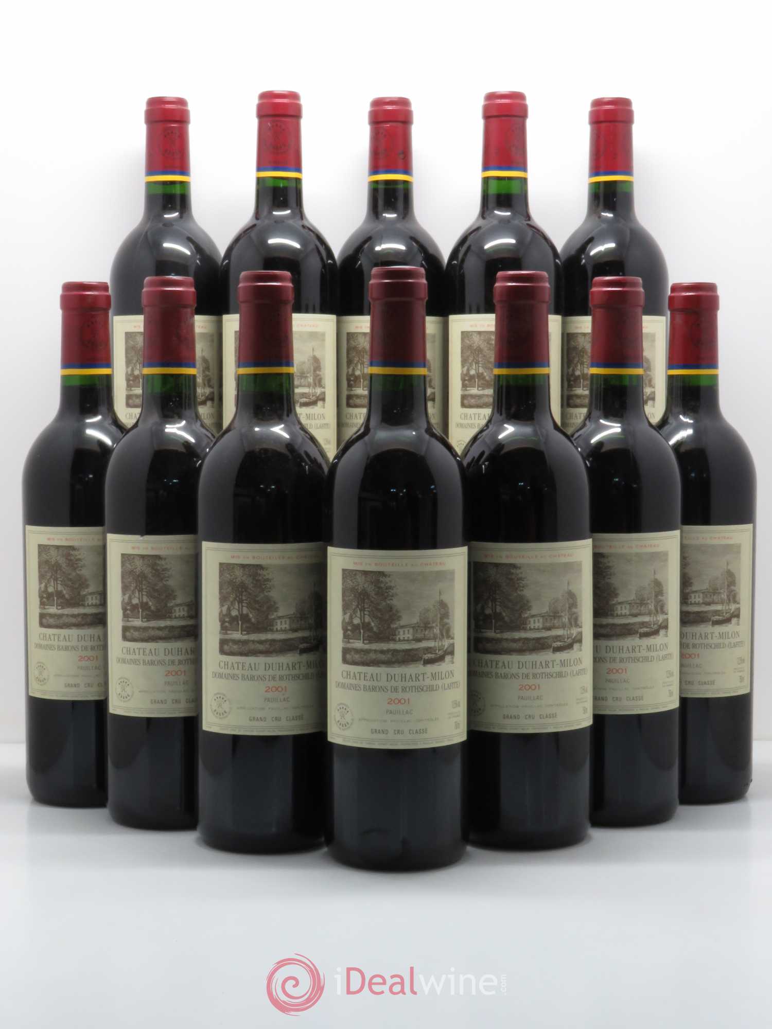 Château Duhart-Milon 4ème Grand Cru Classé 2001 - Lot de 12 bouteilles - 0
