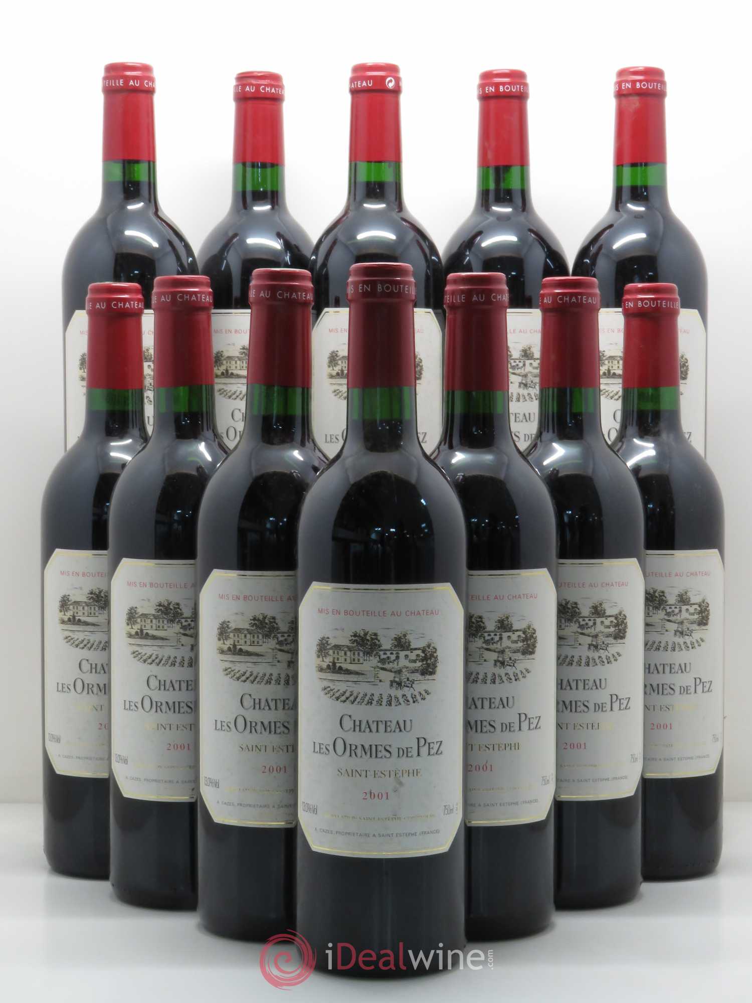 Château les Ormes de Pez 2001 - Lot de 12 bouteilles - 0