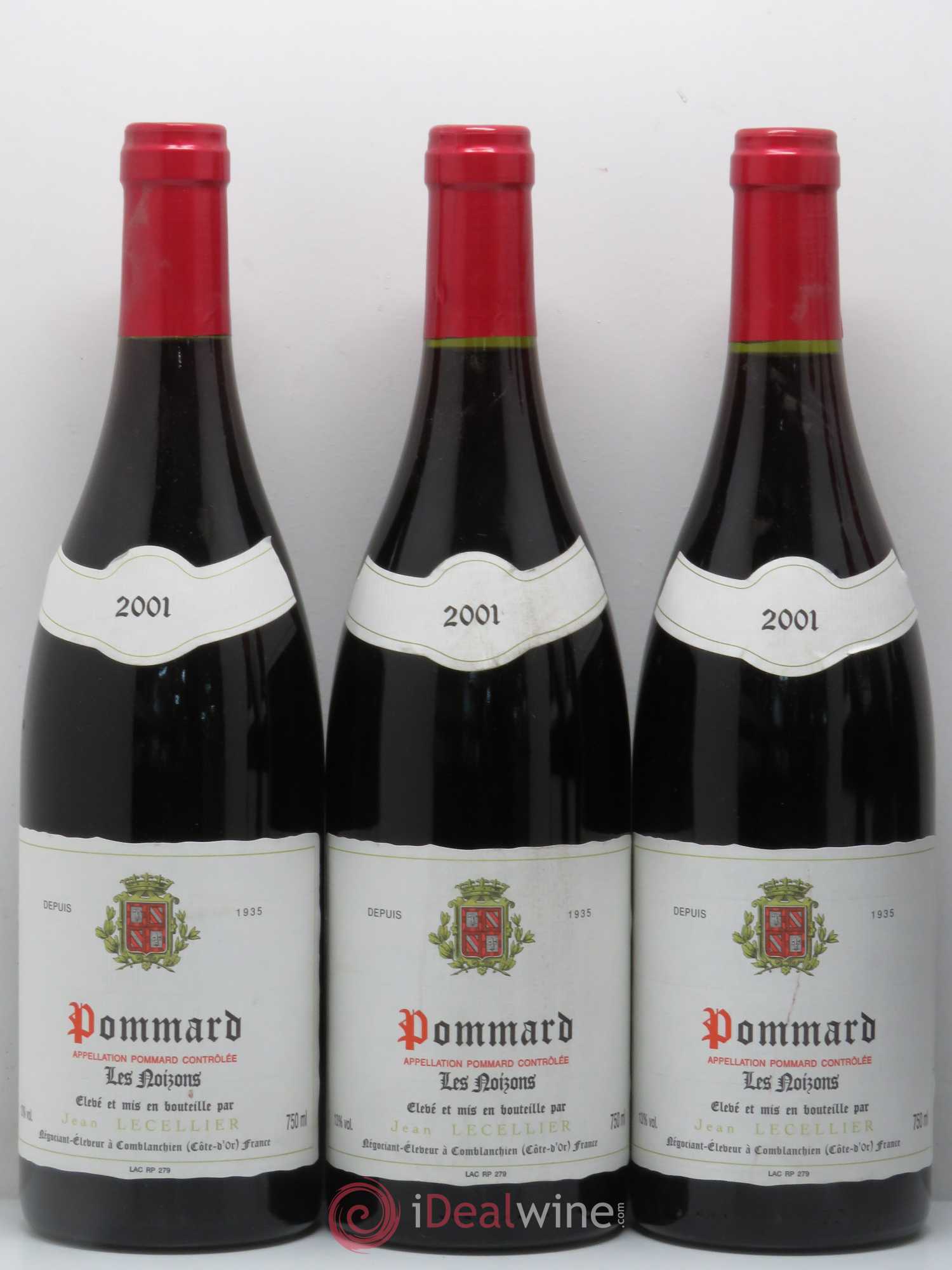 Pommard Noizons J.Lecellier 2001 - Posten von 12 Flaschen - 3