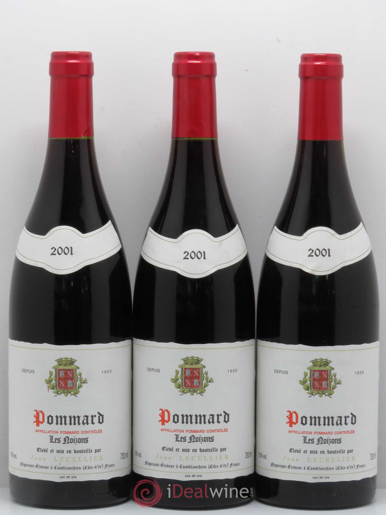 Pommard Noizons J.Lecellier 2001 - Posten von 12 Flaschen - 4