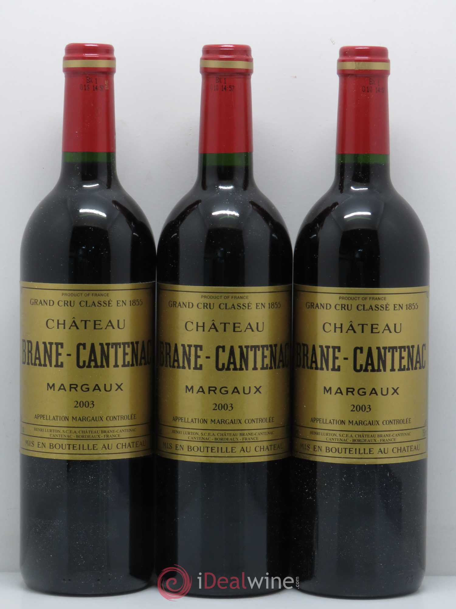 Château Brane Cantenac 2ème Grand Cru Classé 2003 - Lot de 12 bouteilles - 4