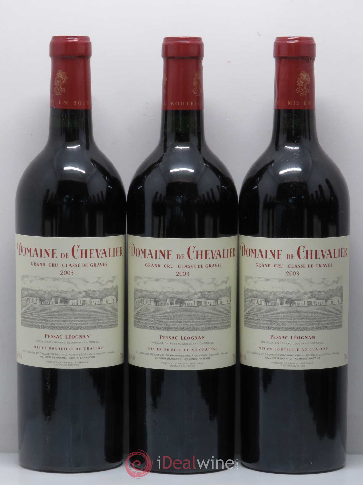 Domaine de Chevalier Cru Classé de Graves 2003 - Lot de 12 bouteilles - 1