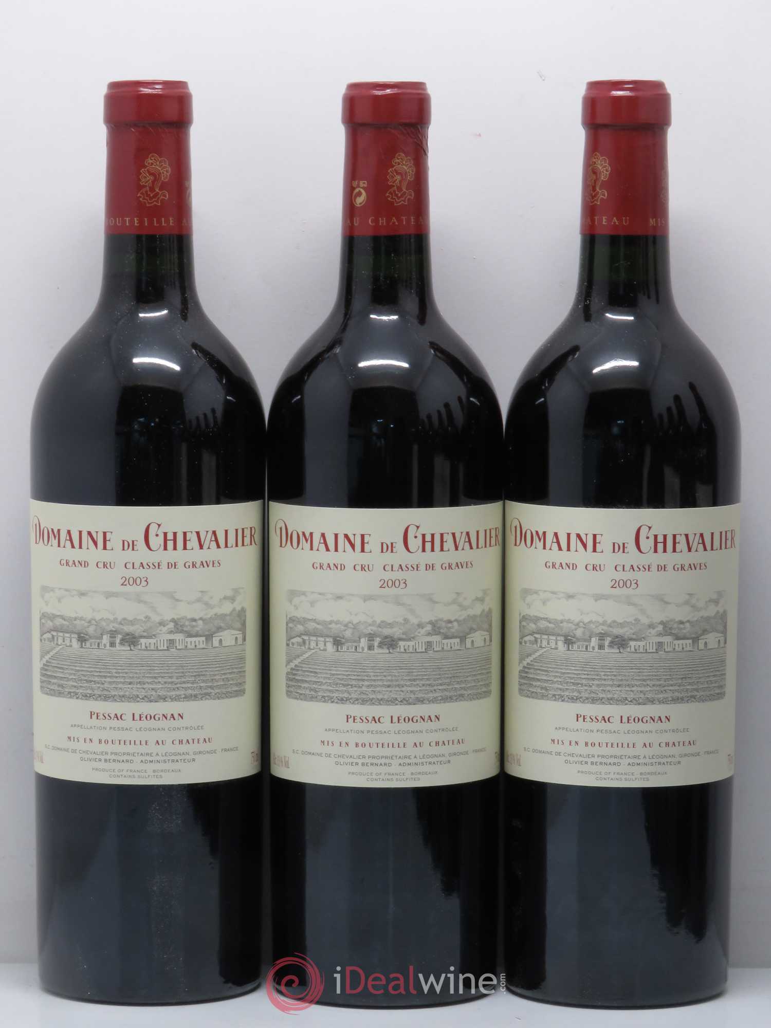 Domaine de Chevalier Cru Classé de Graves 2003 - Lot de 12 bouteilles - 2