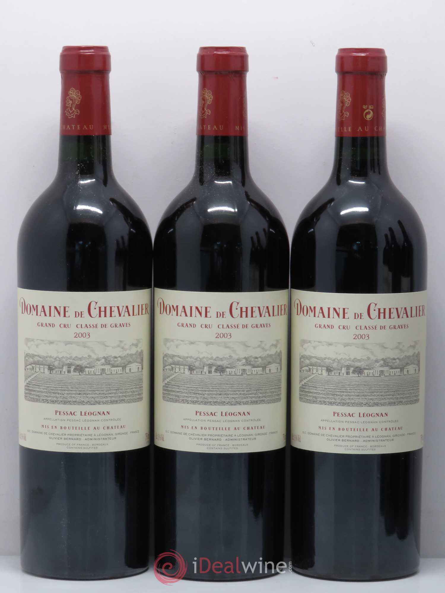 Domaine de Chevalier Cru Classé de Graves 2003 - Lot de 12 bouteilles - 3
