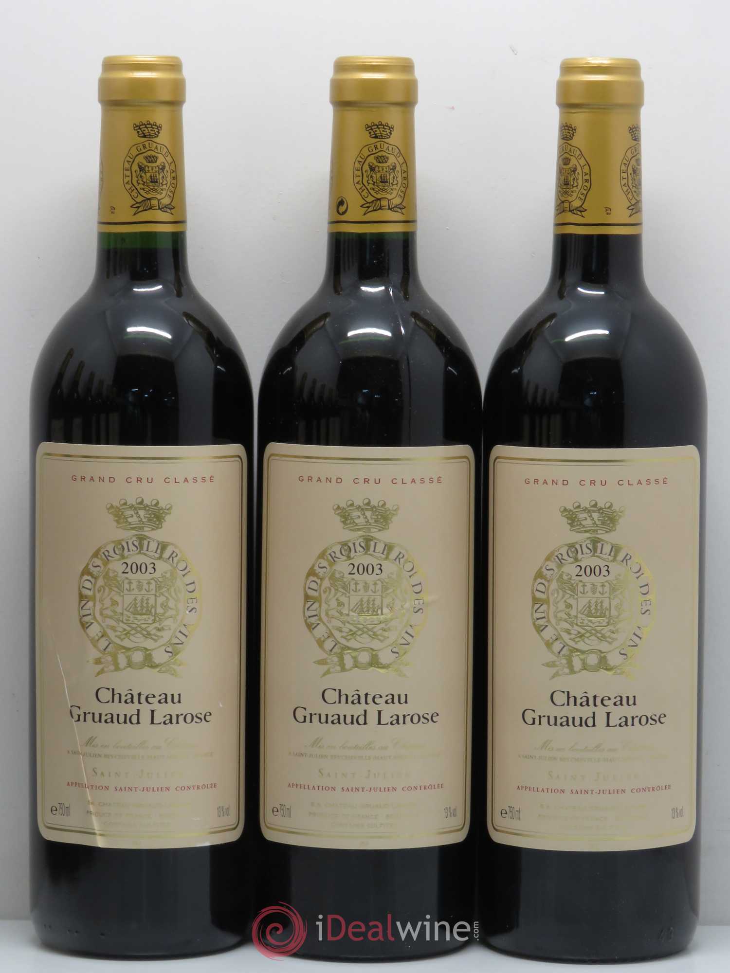 Château Gruaud Larose 2ème Grand Cru Classé 2003 - Lot de 12 bouteilles - 2