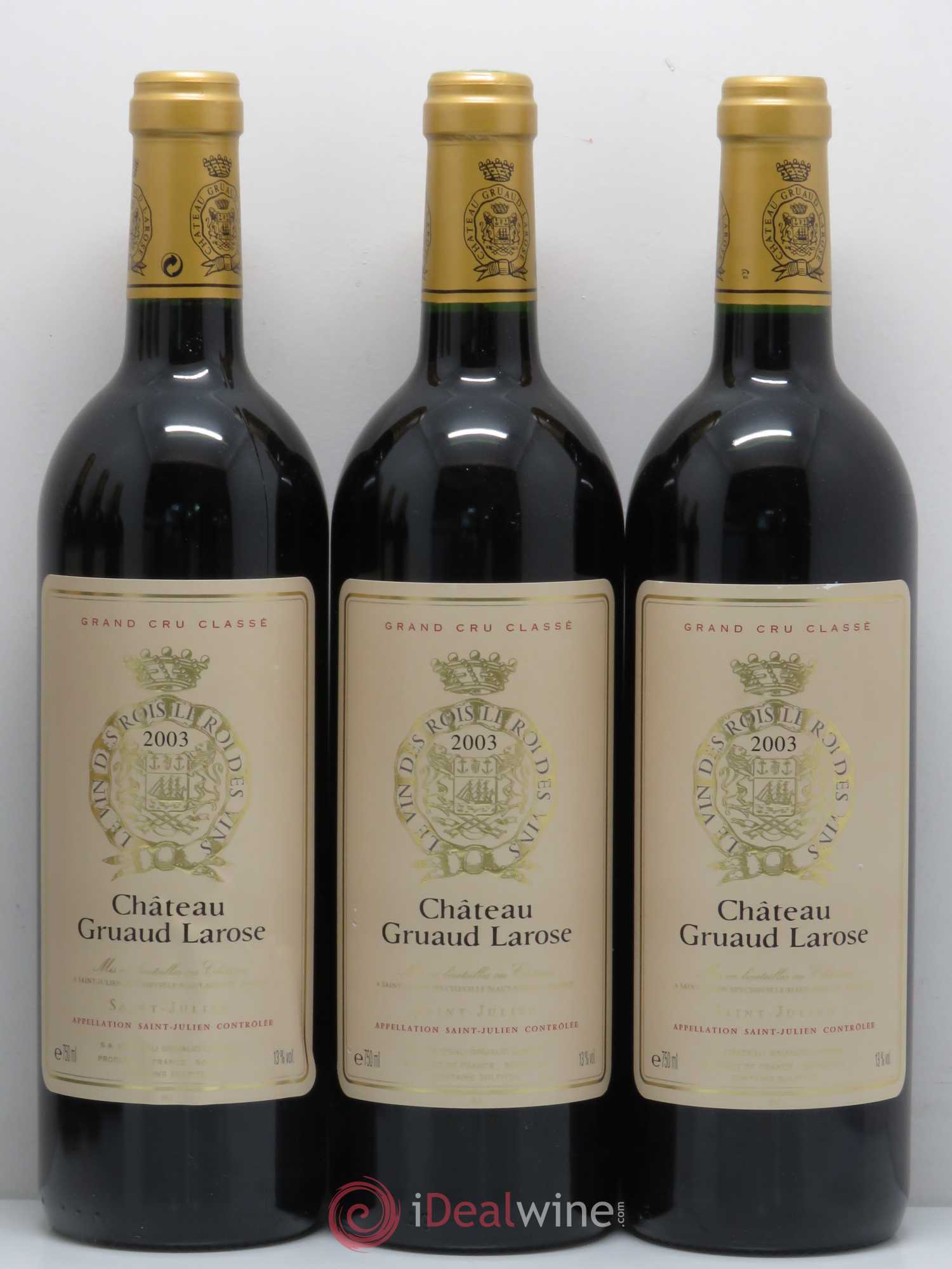 Château Gruaud Larose 2ème Grand Cru Classé 2003 - Lot de 12 bouteilles - 3