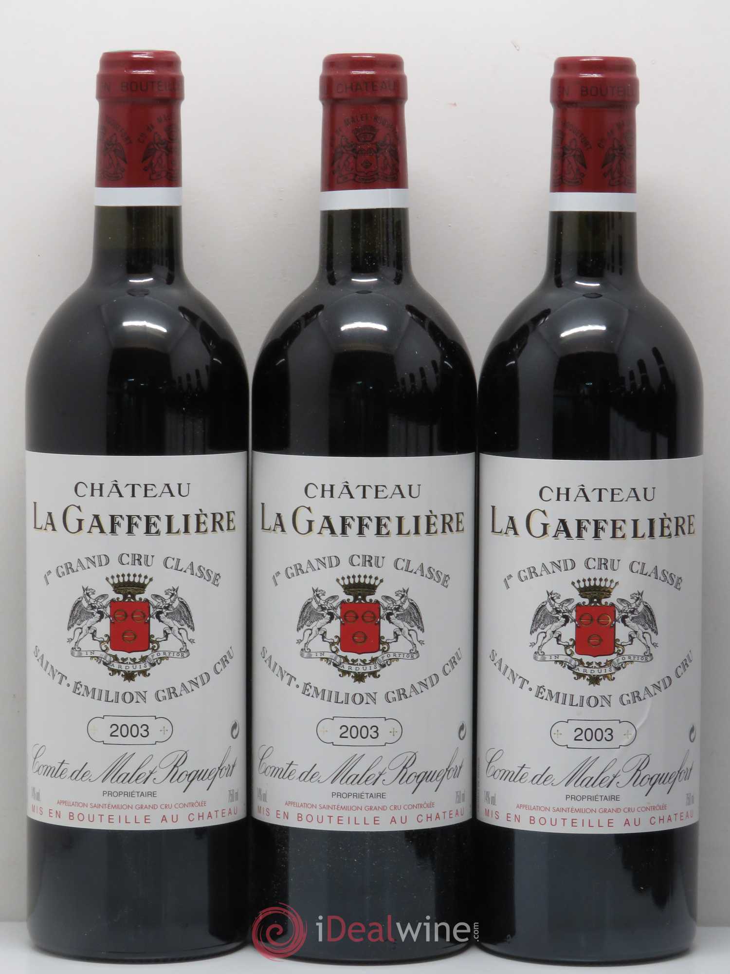 Château la Gaffelière 1er Grand Cru Classé B 2003 - Lot de 12 bouteilles - 2