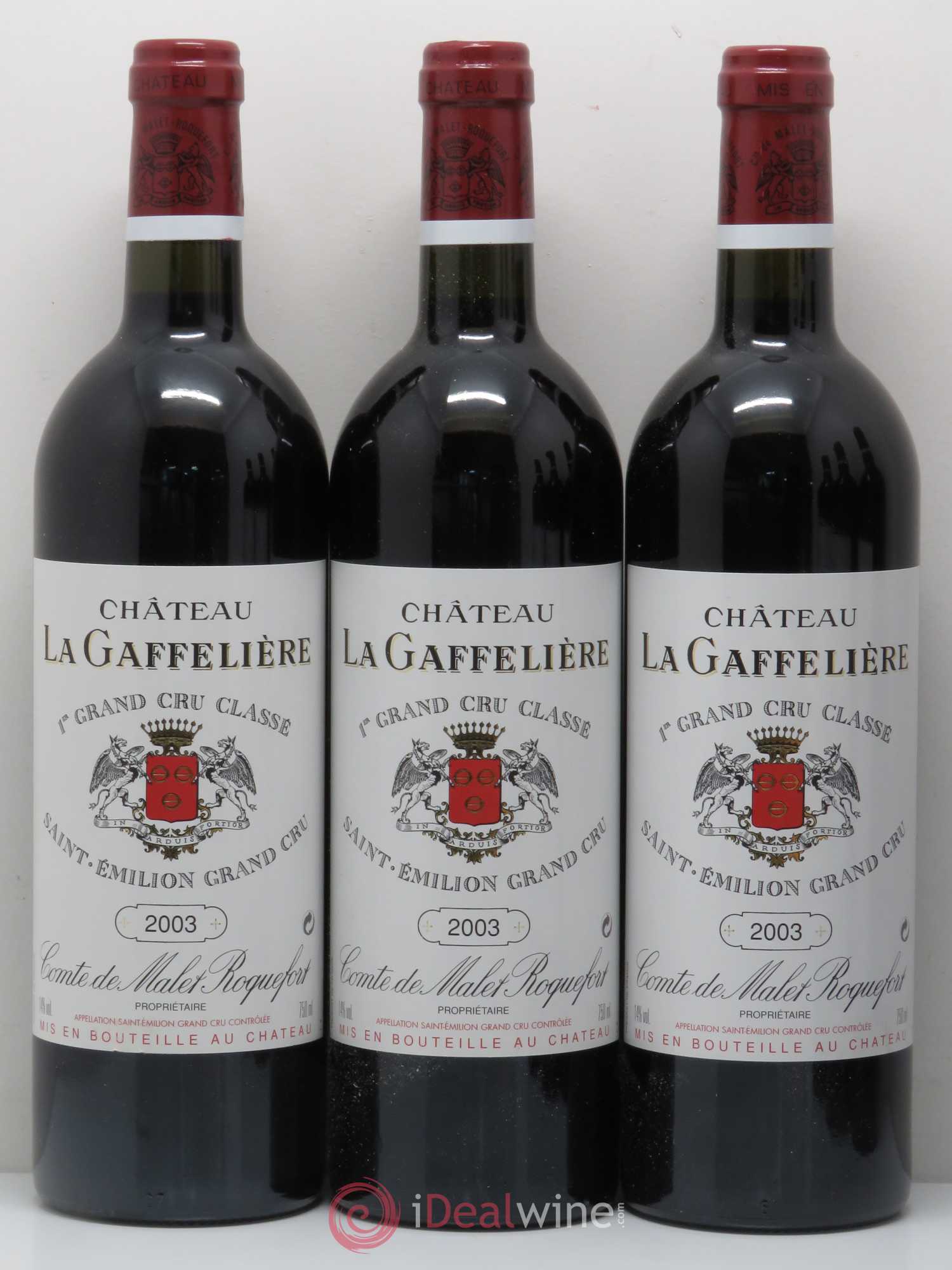 Château la Gaffelière 1er Grand Cru Classé B 2003 - Lot de 12 bouteilles - 3