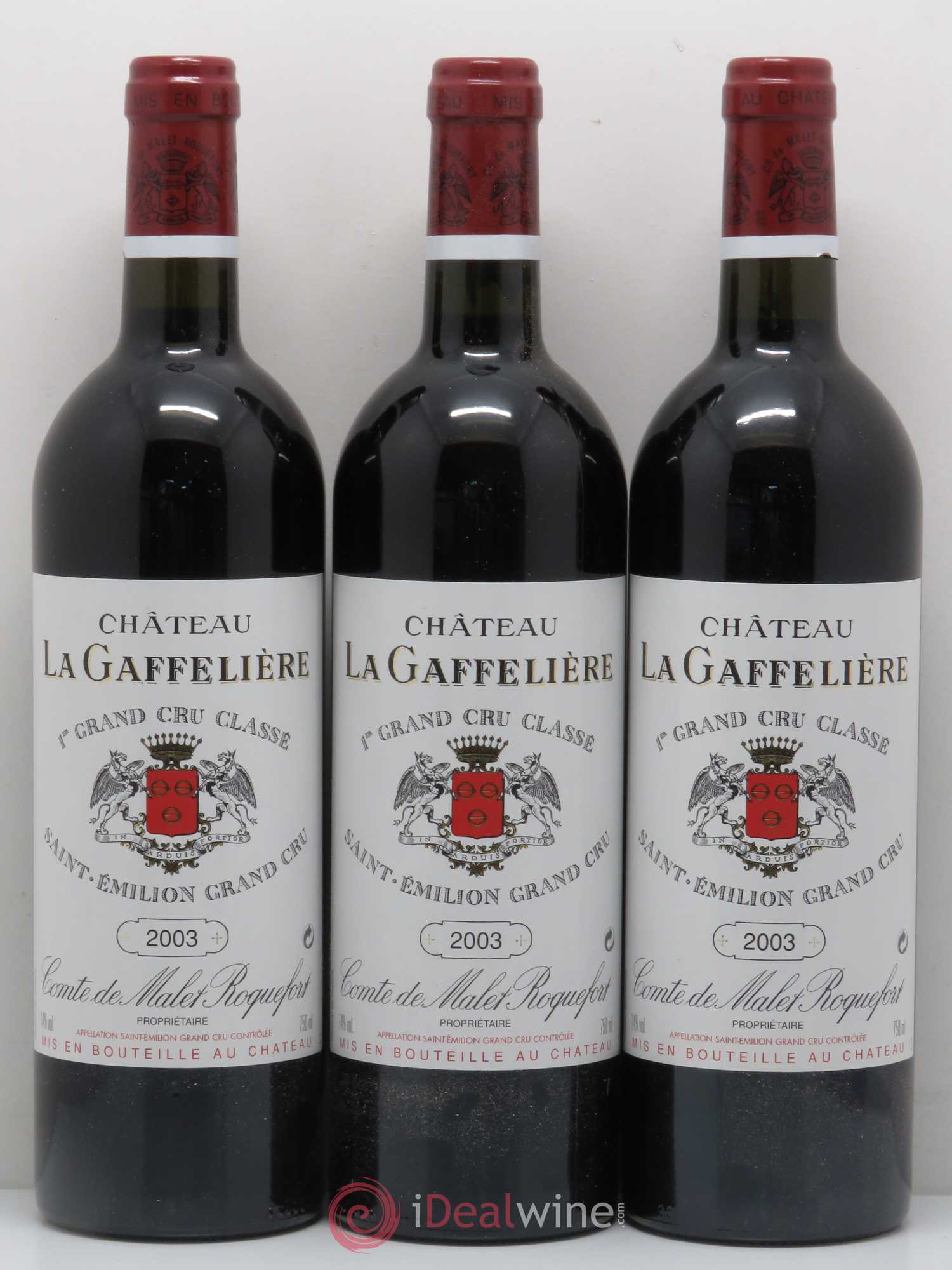 Château la Gaffelière 1er Grand Cru Classé B 2003 - Lot de 12 bouteilles - 4