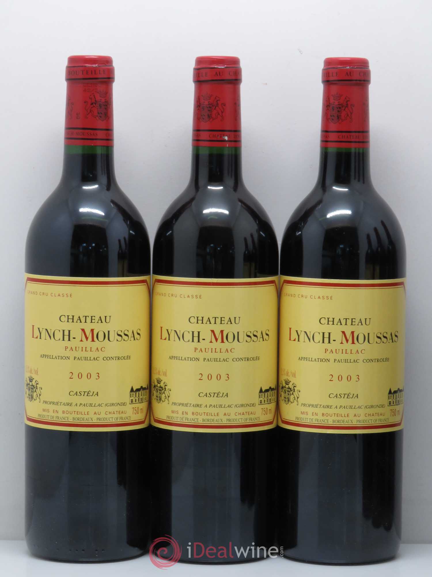 Château Lynch Moussas 5ème Grand Cru Classé 2003 - Lot de 12 bouteilles - 3