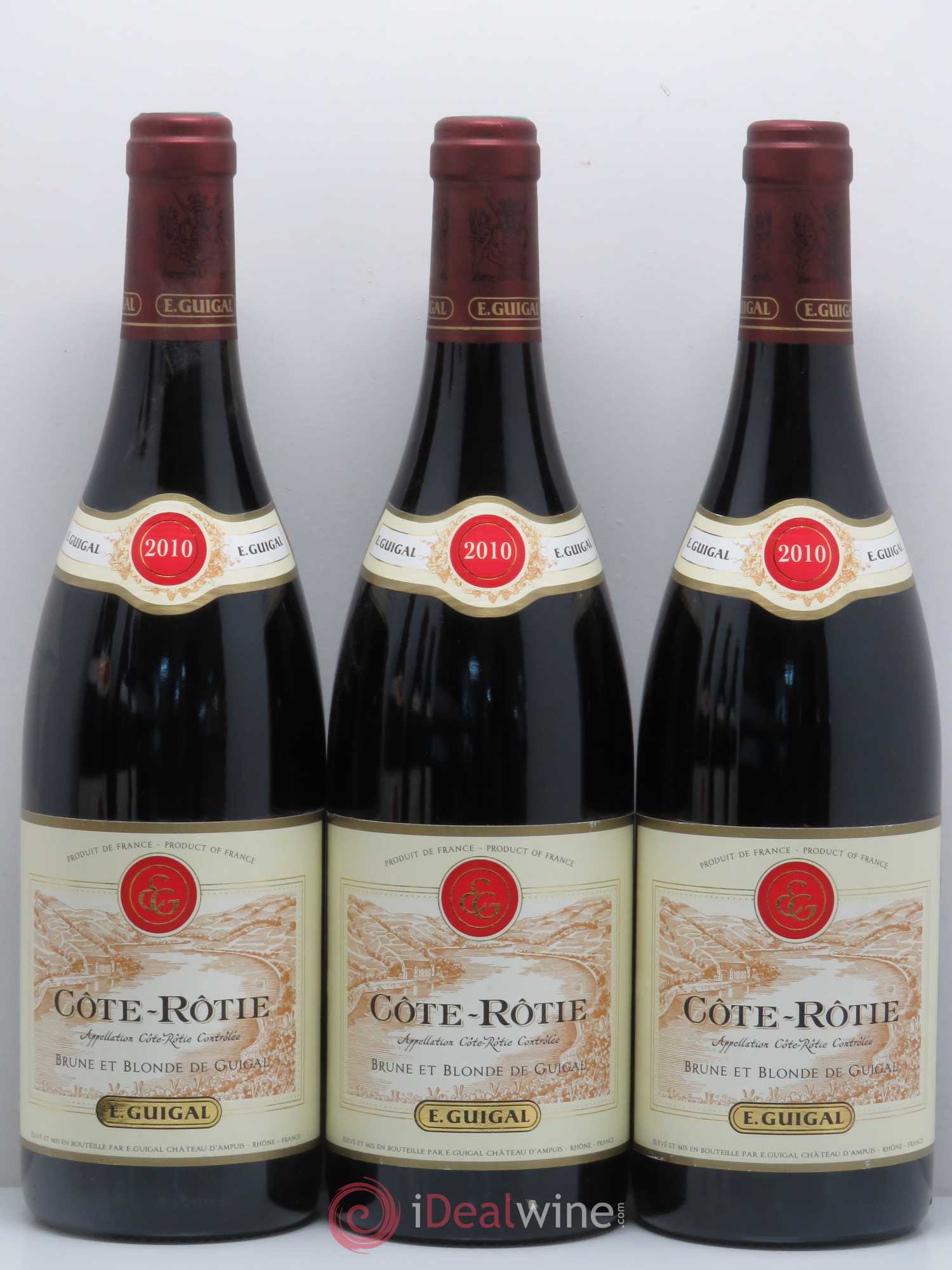 Côte-Rôtie Côtes Brune et Blonde Guigal 2010 - Lot de 6 bouteilles - 1