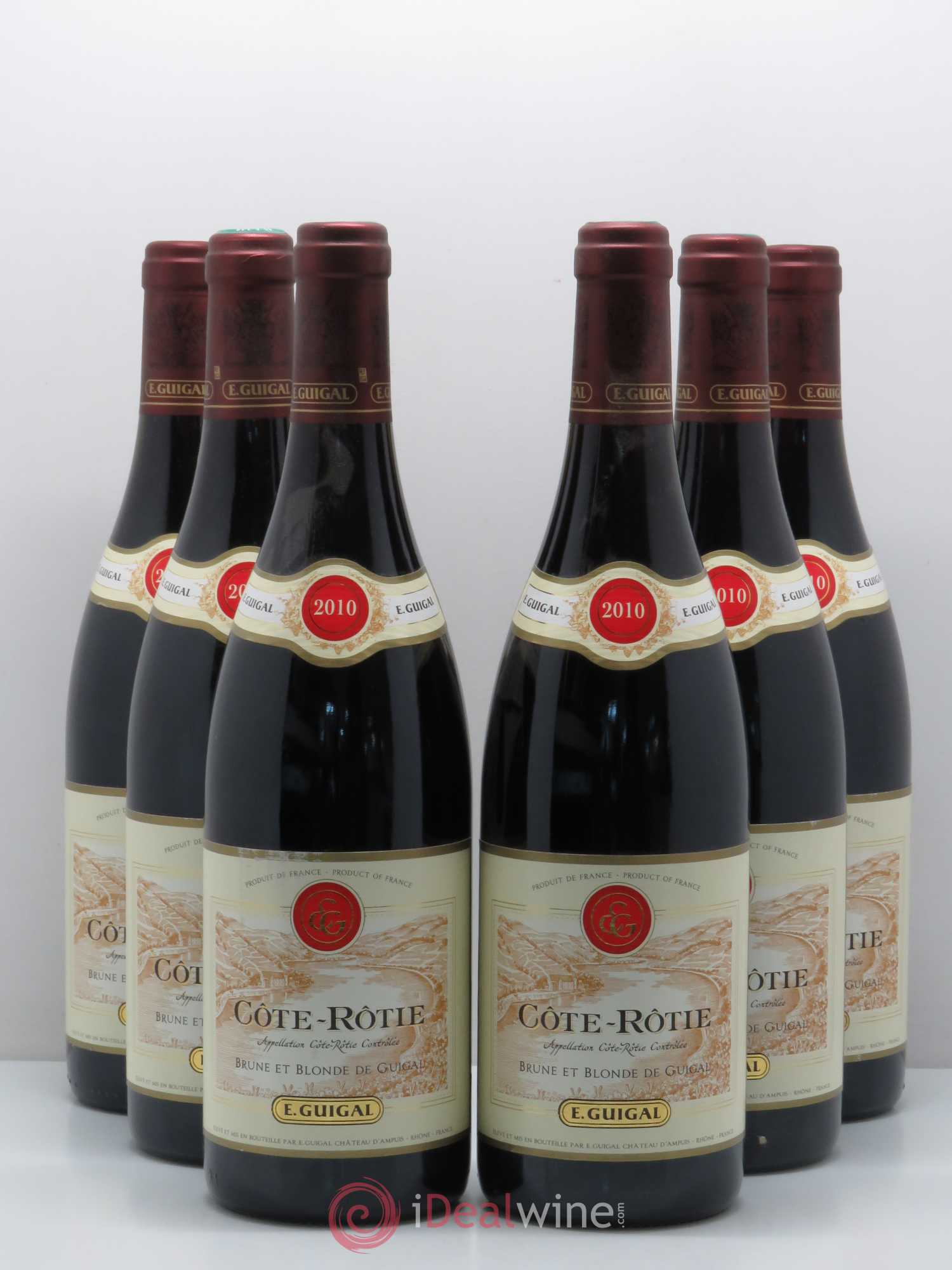 Côte-Rôtie Côtes Brune et Blonde Guigal 2010 - Lot de 6 bouteilles - 0
