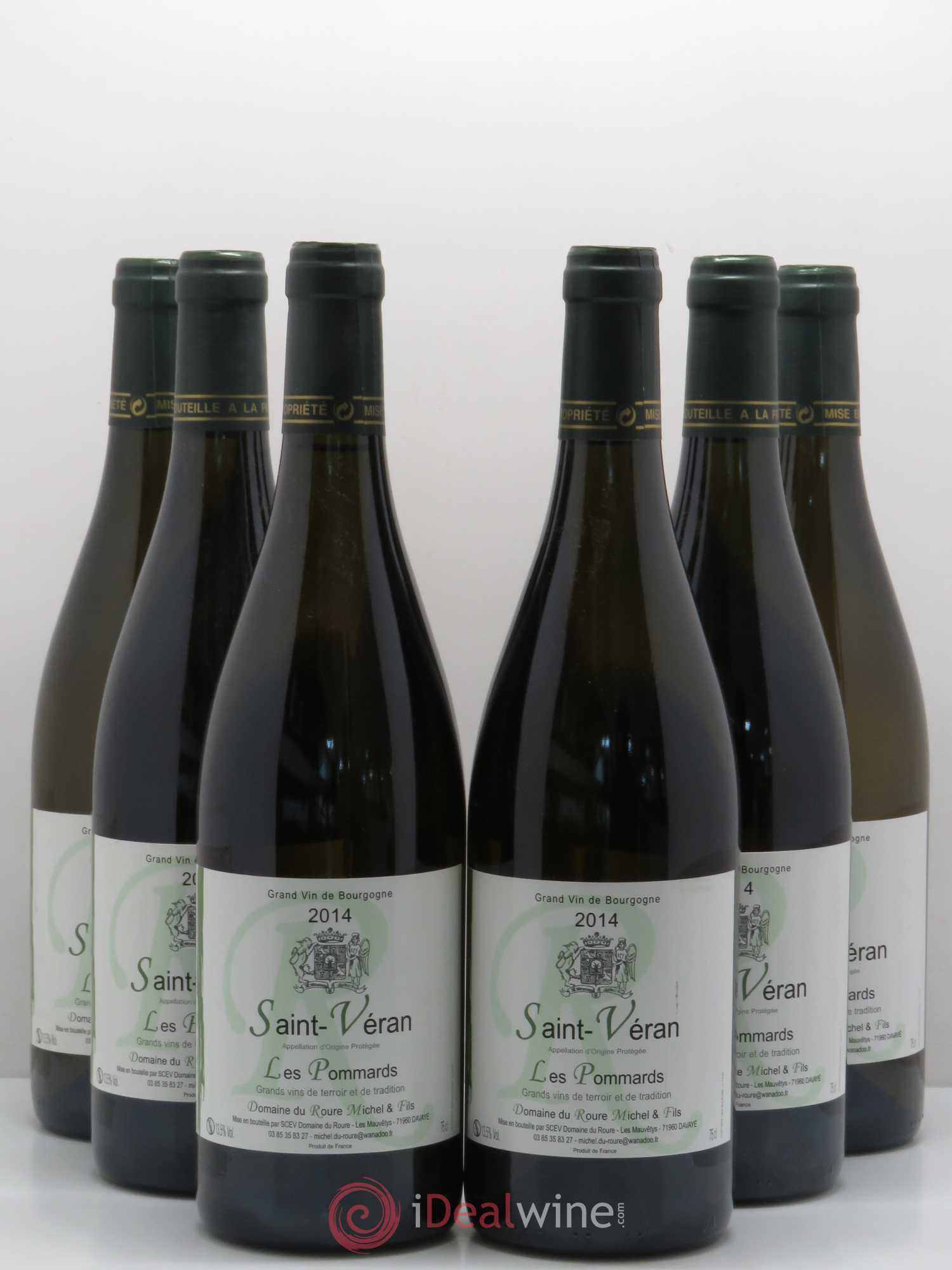 Saint-Véran Les Pommards Domaine Michel Roure 2014 - Posten von 6 Flaschen - 0