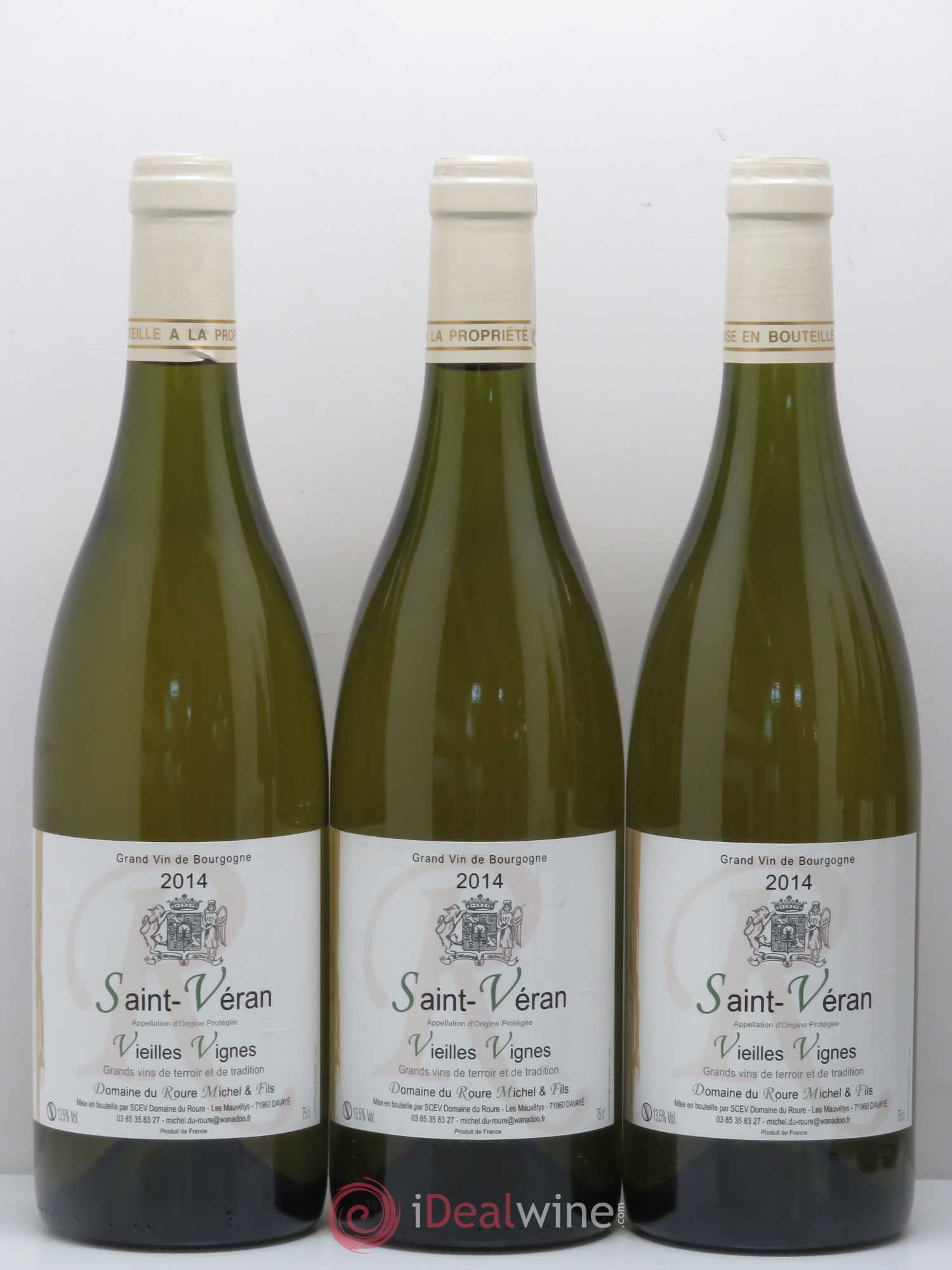 Saint-Véran Vieilles vignes Domaine Michel Roure 2014 - Lot de 6 bouteilles - 1