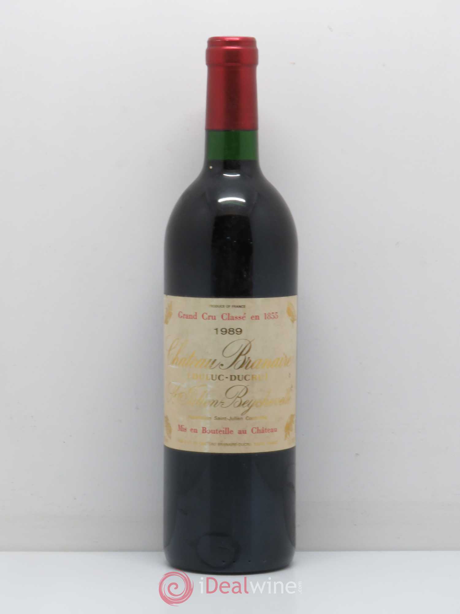 Château Branaire Ducru 4ème Grand Cru Classé 1989 - Lot de 1 bouteille - 0