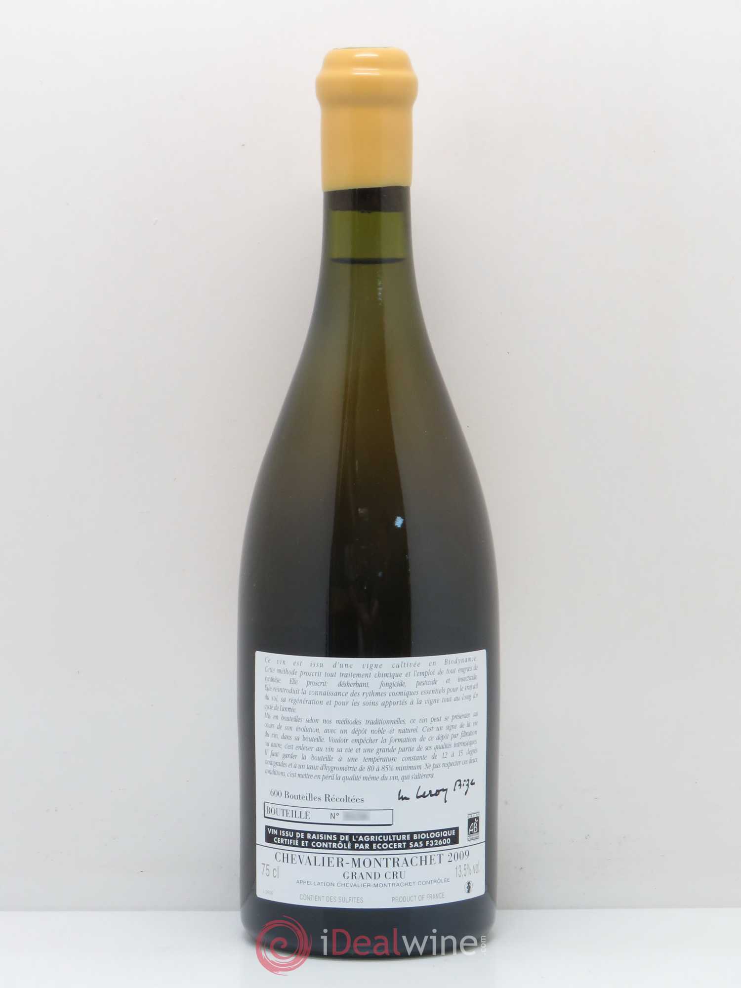 Chevalier-Montrachet Grand Cru d'Auvenay (Domaine)  (sans prix de réserve) 2009 - Lot de 1 bouteille - 1
