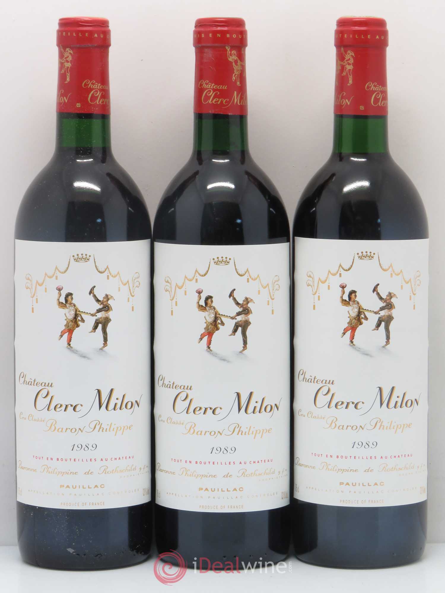 Château Clerc Milon 5ème Grand Cru Classé 1989 - Lotto di 12 bottiglie - 2