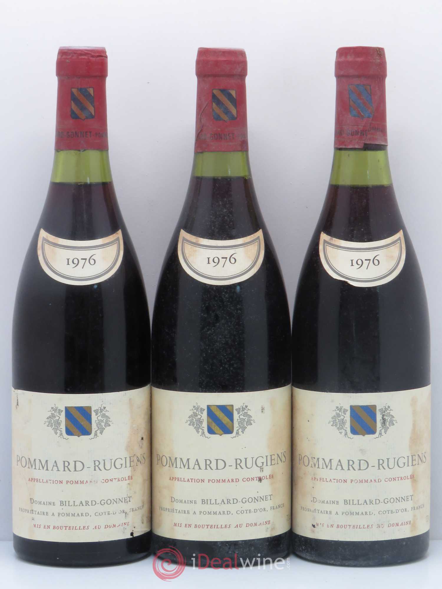 Pommard 1er Cru Les Rugiens Billard Gonnet 1976 - Lot de 6 bouteilles - 2