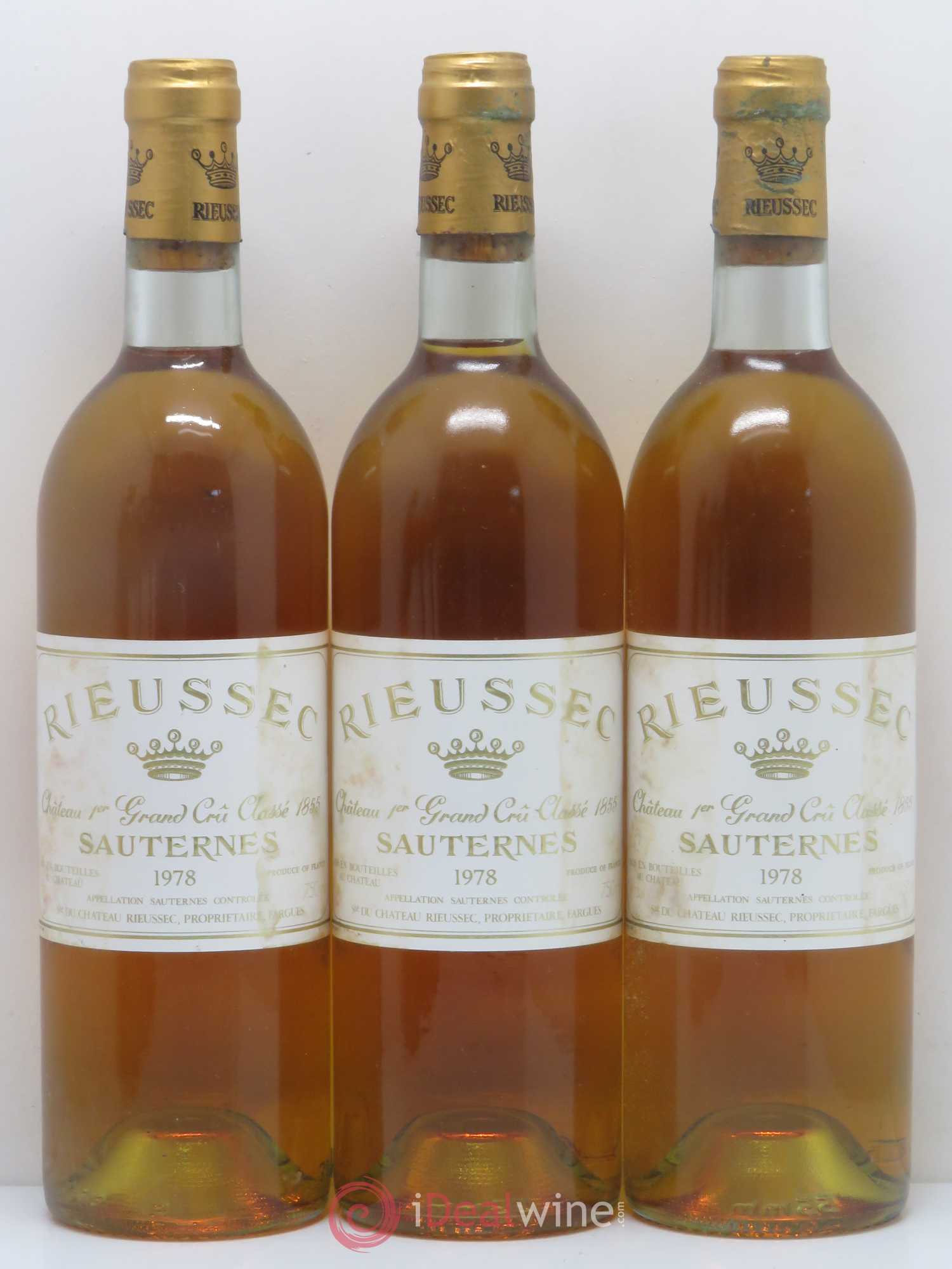Château Rieussec 1er Grand Cru Classé 1978 - Lotto di 6 bottiglie - 1