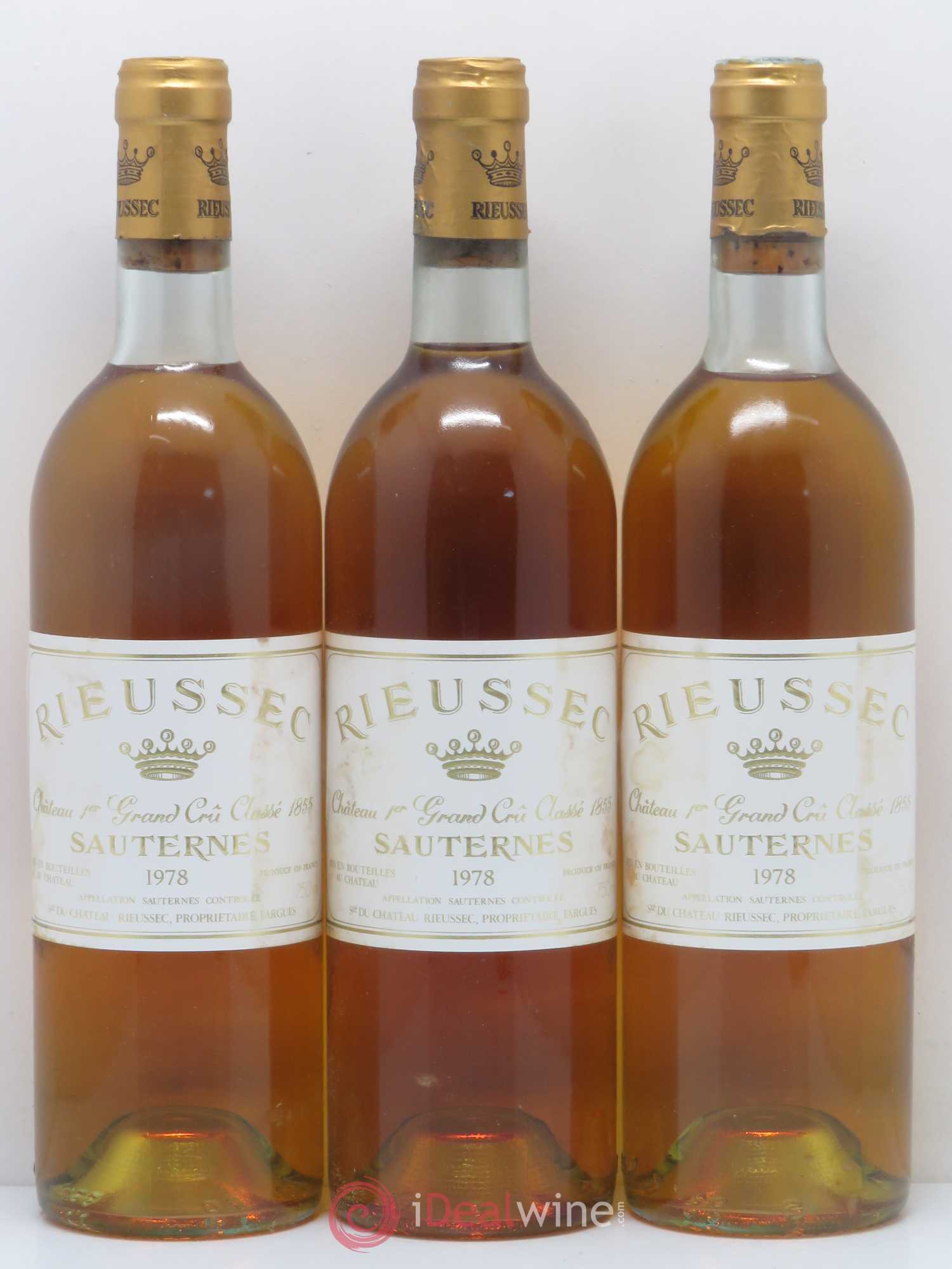 Château Rieussec 1er Grand Cru Classé 1978 - Lotto di 6 bottiglie - 2