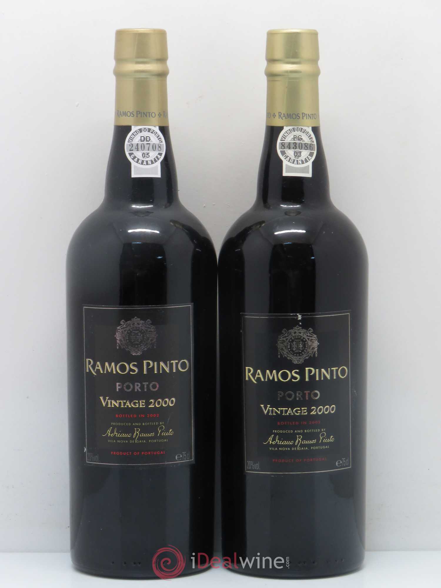 Porto Ramos Pinto Vintage 2000 - Lot de 2 bouteilles - 0