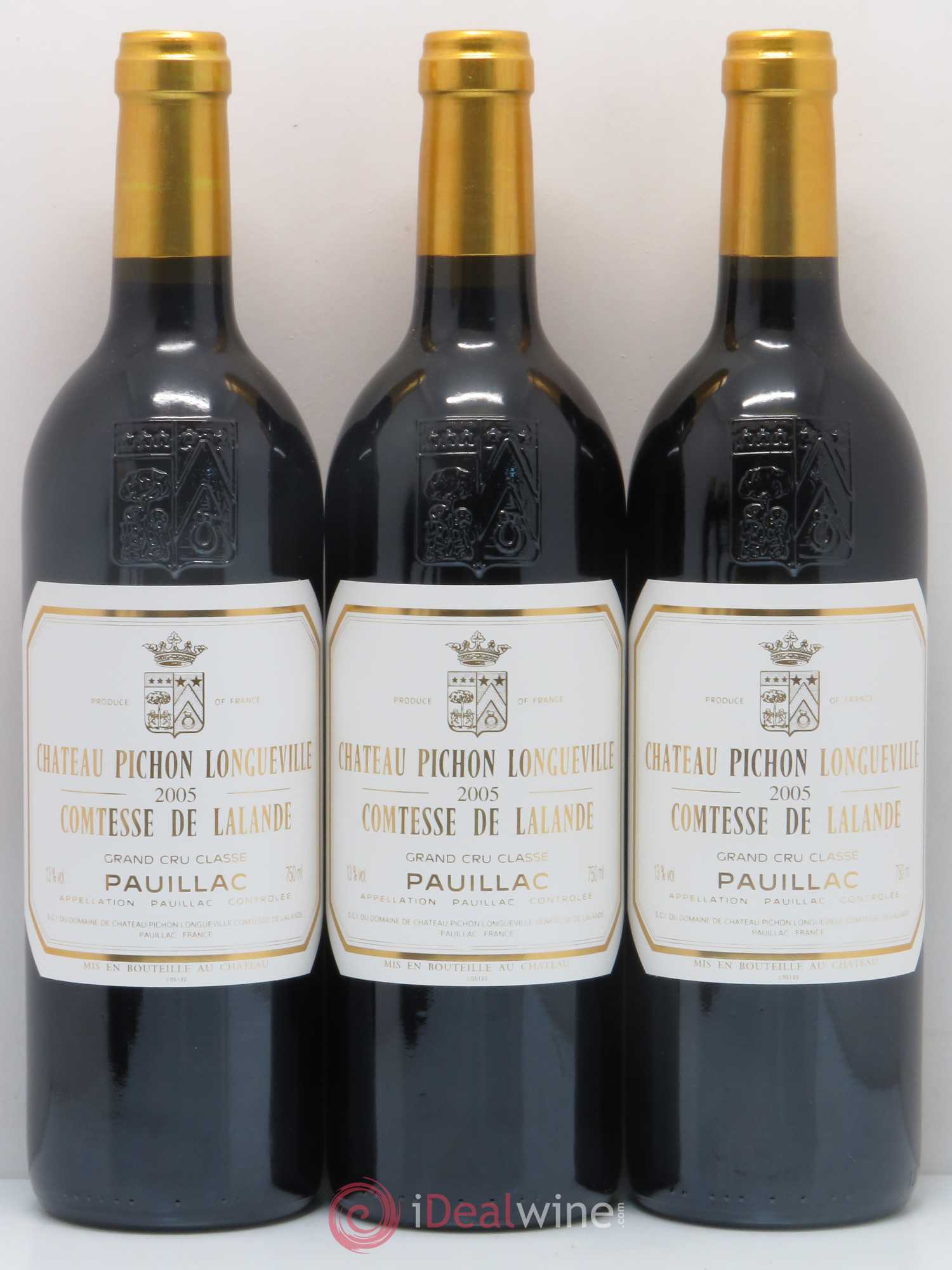 Château Pichon Longueville Comtesse de Lalande 2ème Grand Cru Classé 2005 - Lot de 6 bouteilles - 1