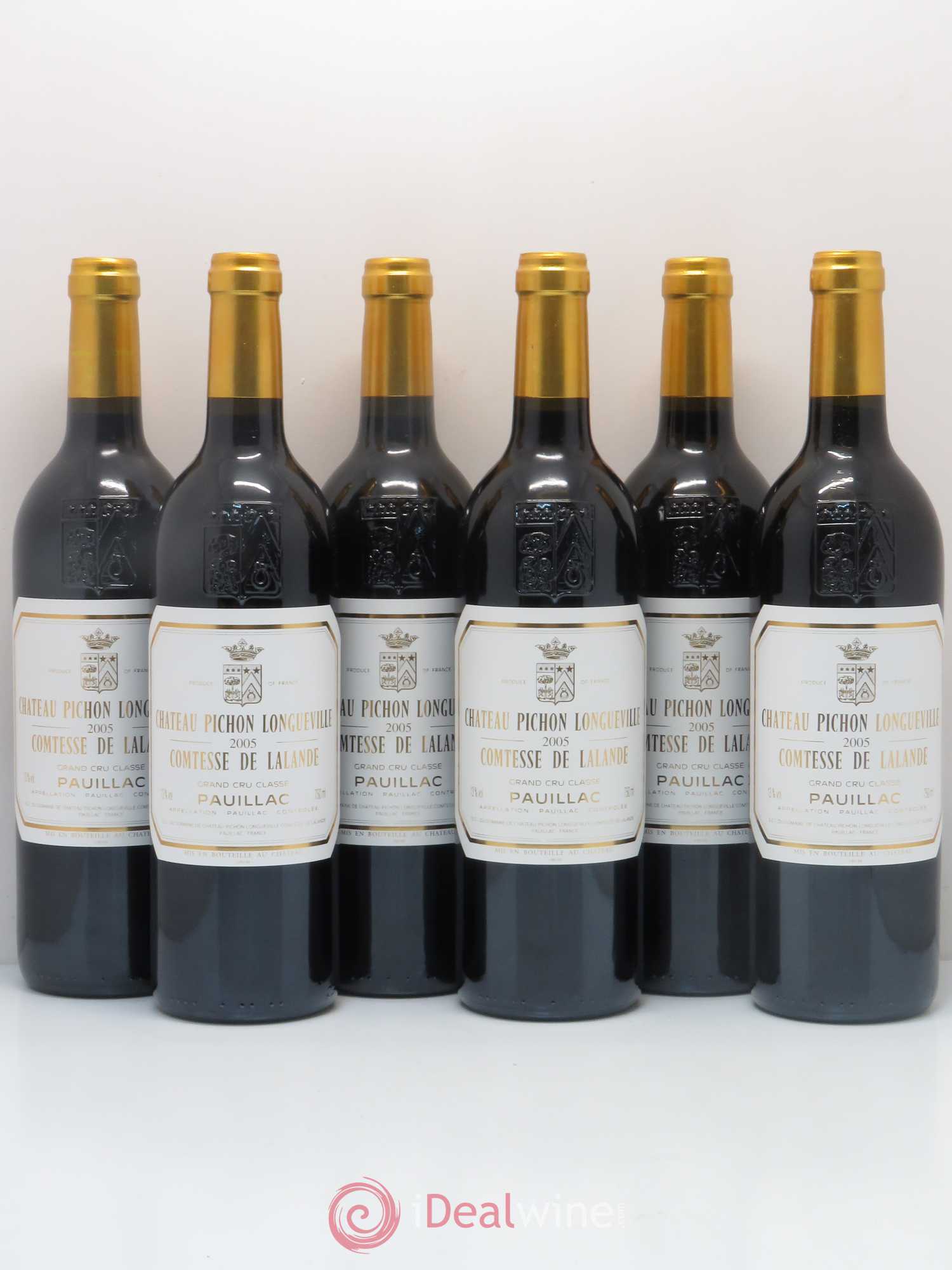 Château Pichon Longueville Comtesse de Lalande 2ème Grand Cru Classé 2005 - Lot de 6 bouteilles - 0