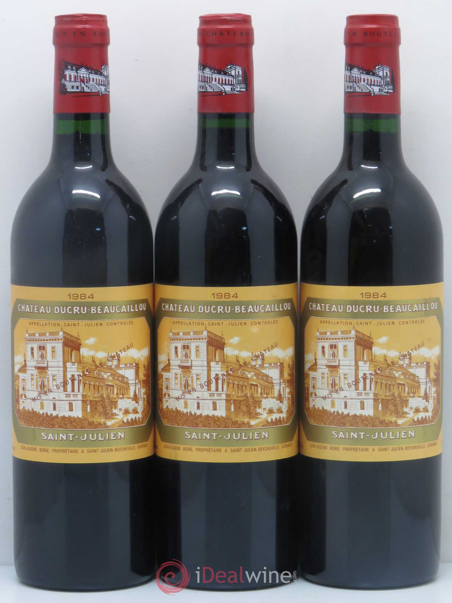 Château Ducru Beaucaillou 2ème Grand Cru Classé 1984 - Lot de 3 bouteilles - 0