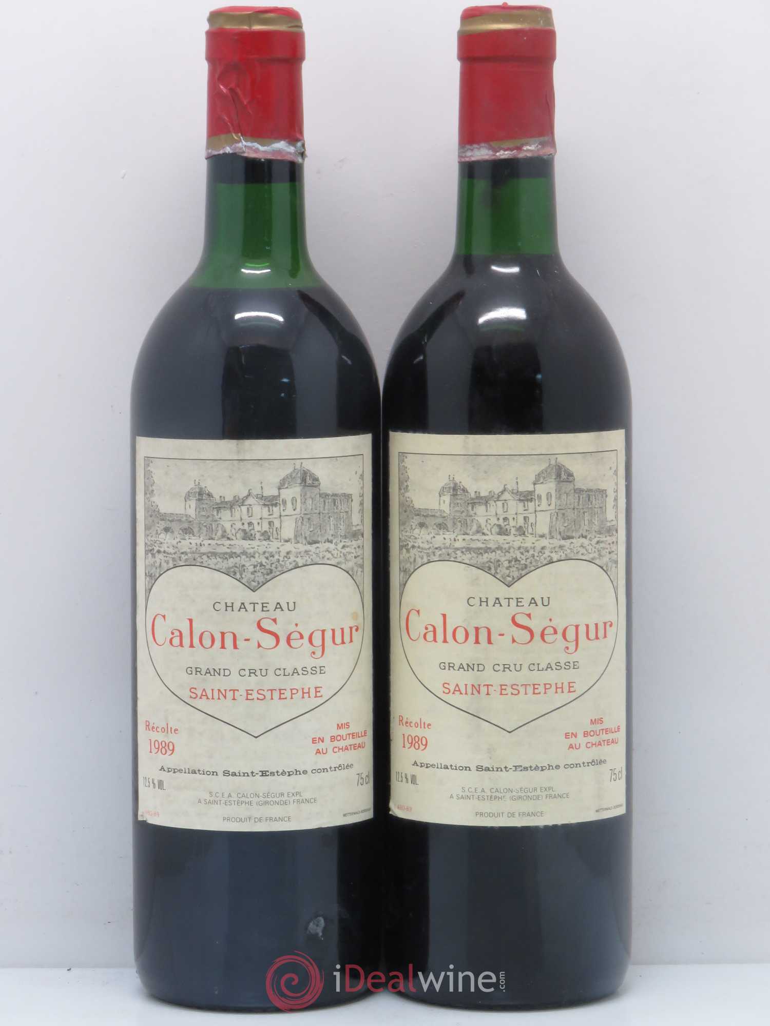 Château Calon Ségur 3ème Grand Cru Classé 1989 - Lot de 5 bouteilles - 2