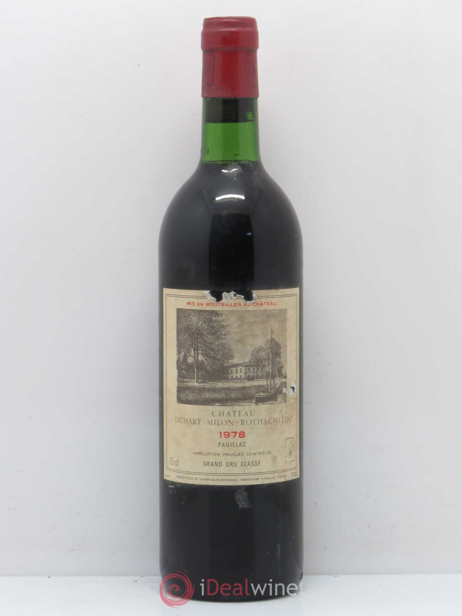 Château Duhart-Milon 4ème Grand Cru Classé 1978 - Lot de 1 bouteille - 0